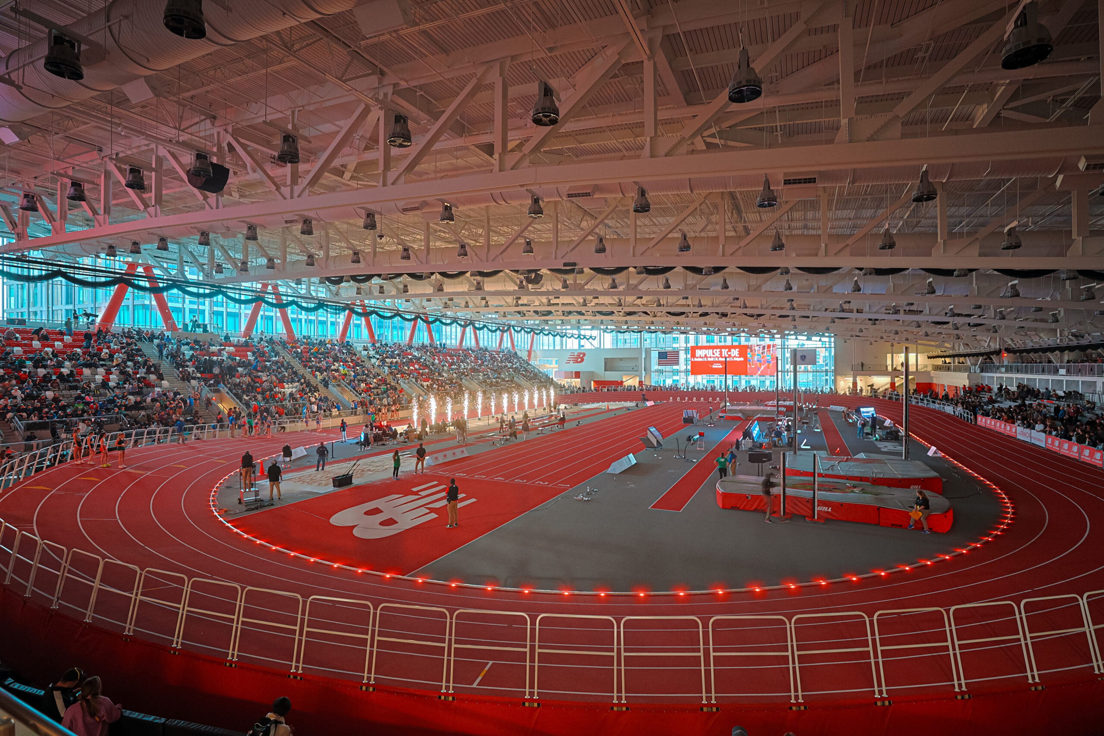 New Balance Nationals Indoor Championship will be held at THE TRACK at New Balance, located on the brands Boston campus at its record-breaking indoor facility.