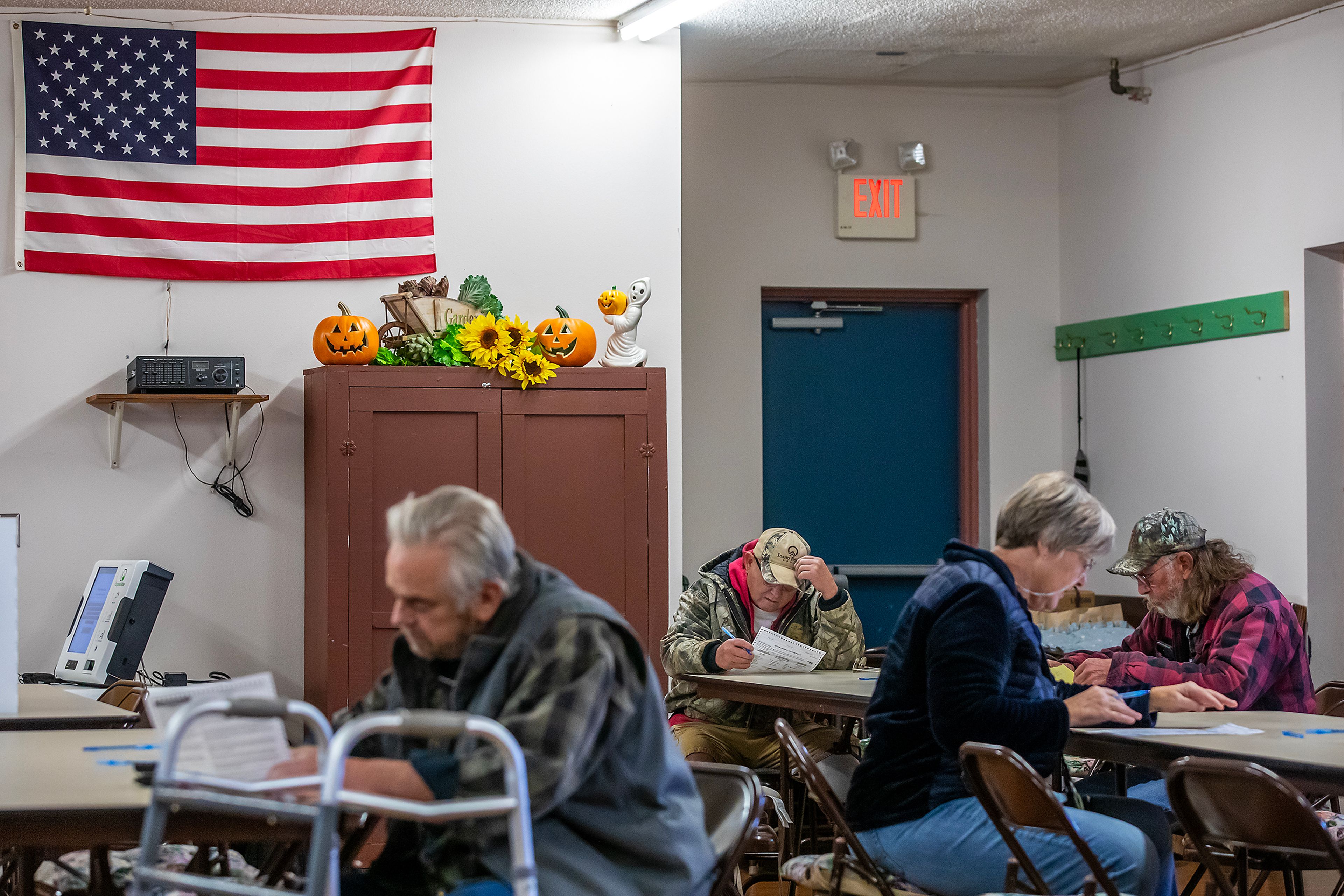 People cast their vote Tuesday in Winchester.