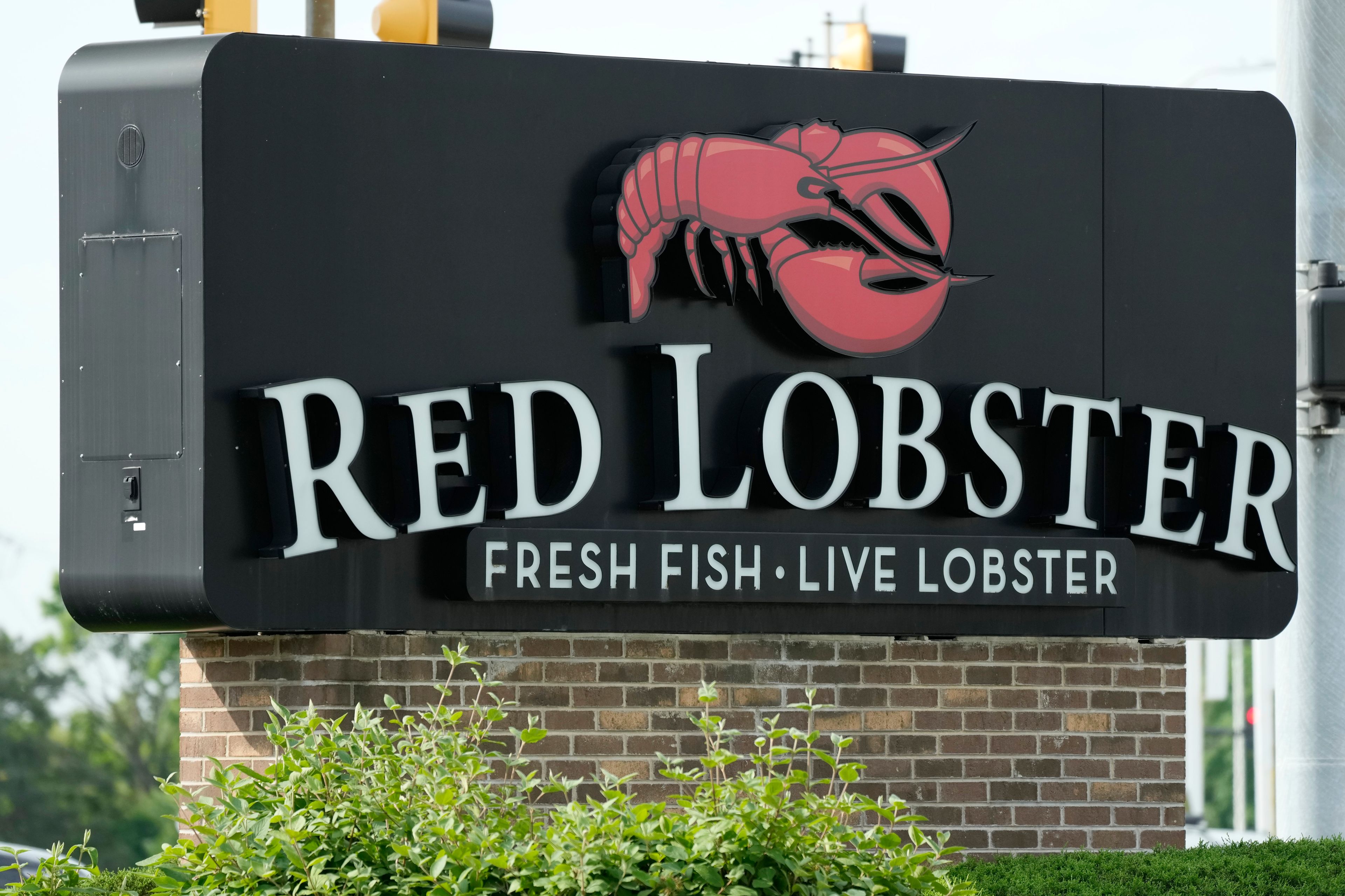 A Red Lobster restaurant is seen in Schaumburg, Ill., Monday, May 20, 2024. Red Lobster is seeking bankruptcy protection days after closing dozens of restaurants. (AP Photo/Nam Y. Huh)