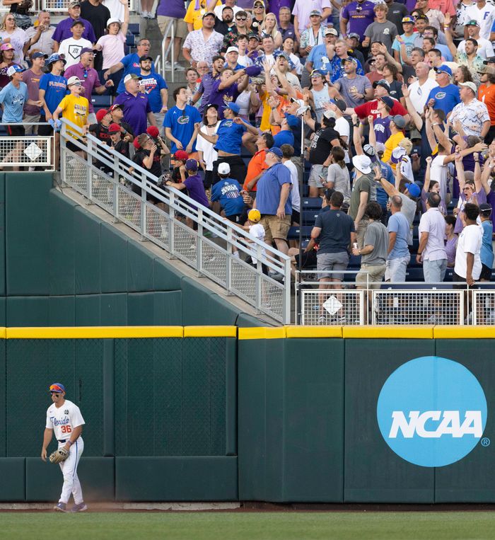 LSU goes extras to win Game 1 of CWS finals