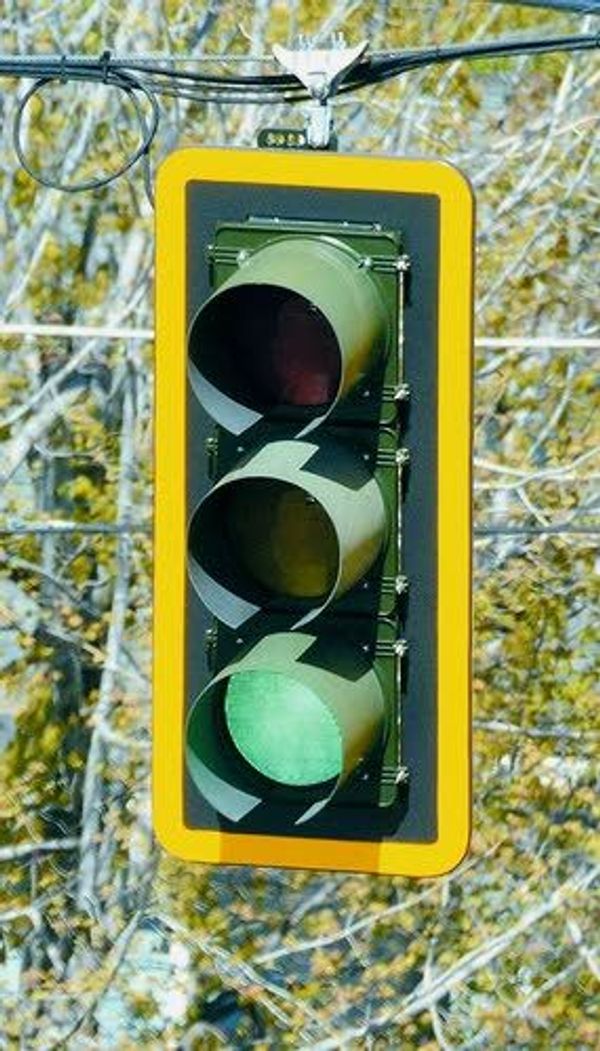 Orchards intersection finally sees the lights