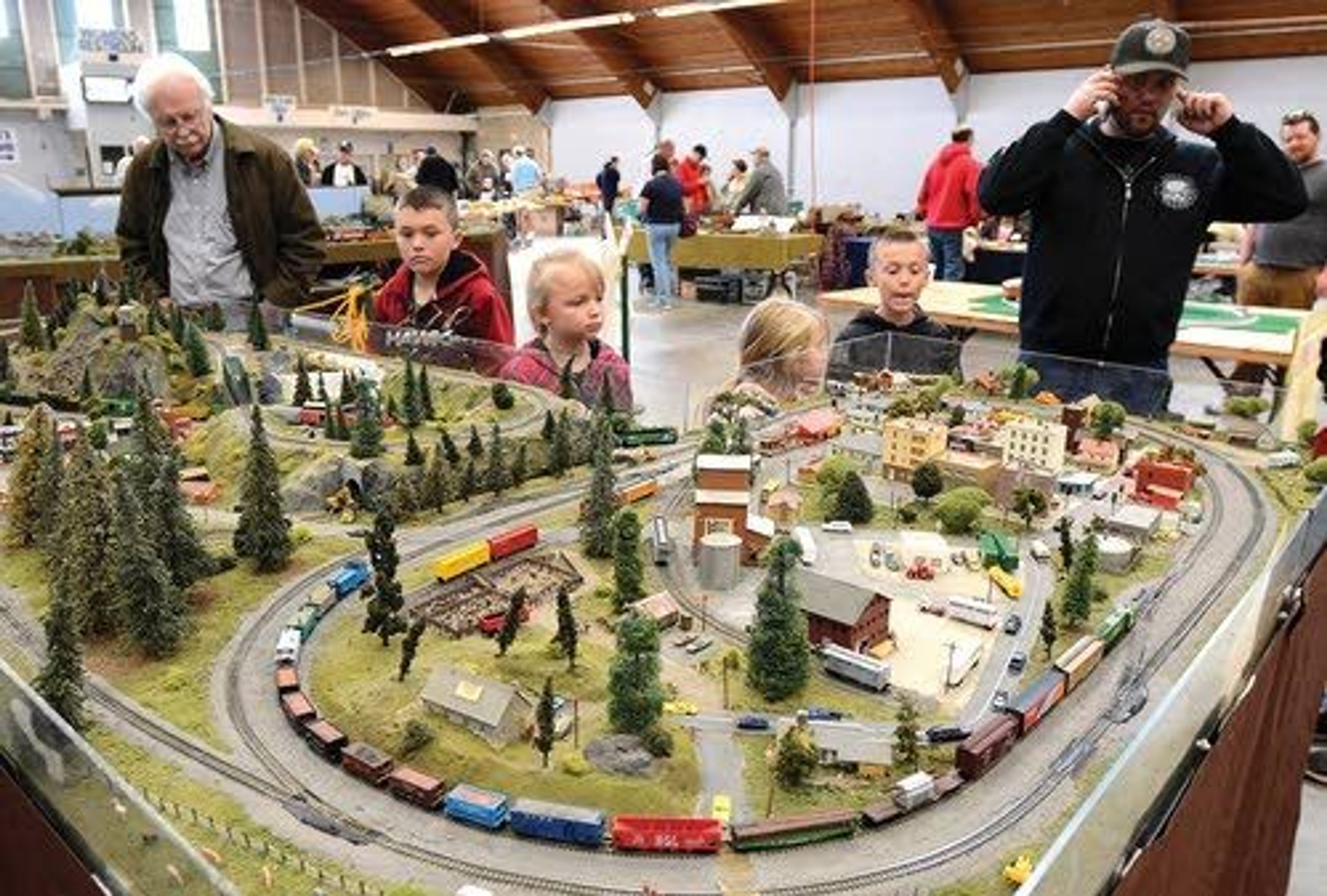 Young and old alike turned out for the fourth-annual Lewis-Clark Train Club and Collectables Swap Meet Saturday at the Nez Perce County Fairgrounds in Lewiston.