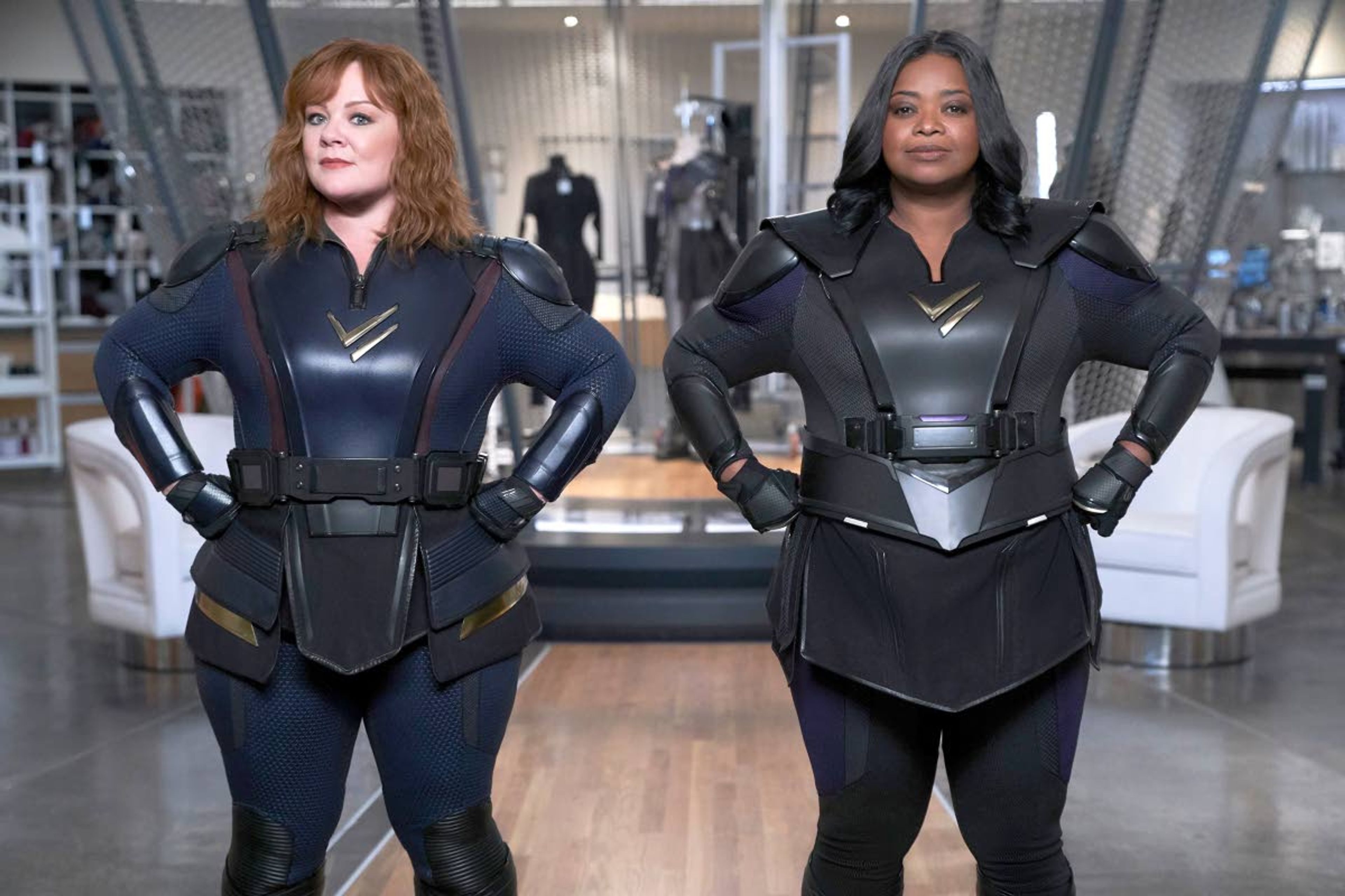 Melissa McCarthy and Octavia Spencer star in “Thunder Force.”