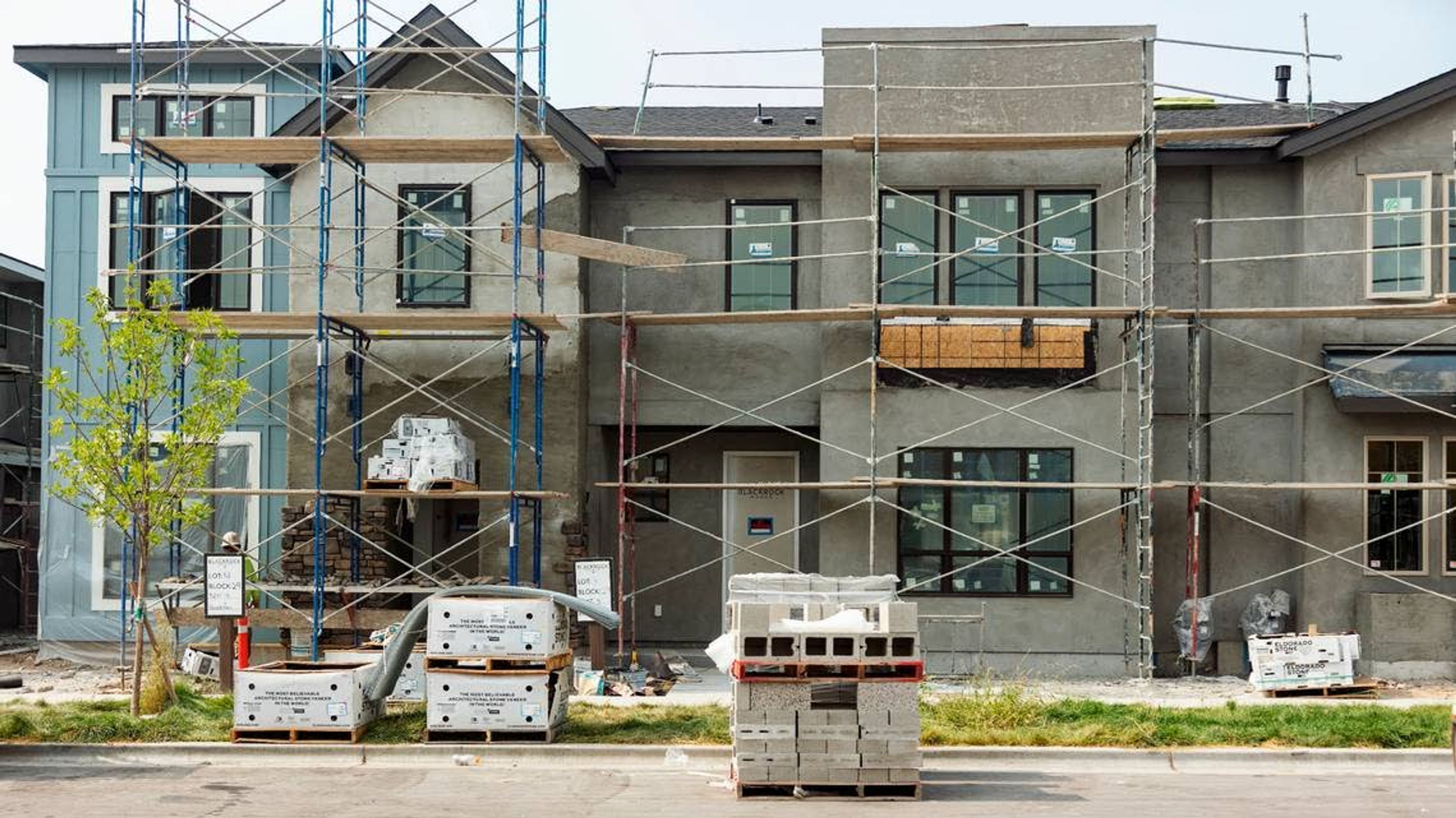 A new home under construction is shown last month on South Brookridge Way in Boise. Real estate experts say increased inventory is cooling the local real estate market.