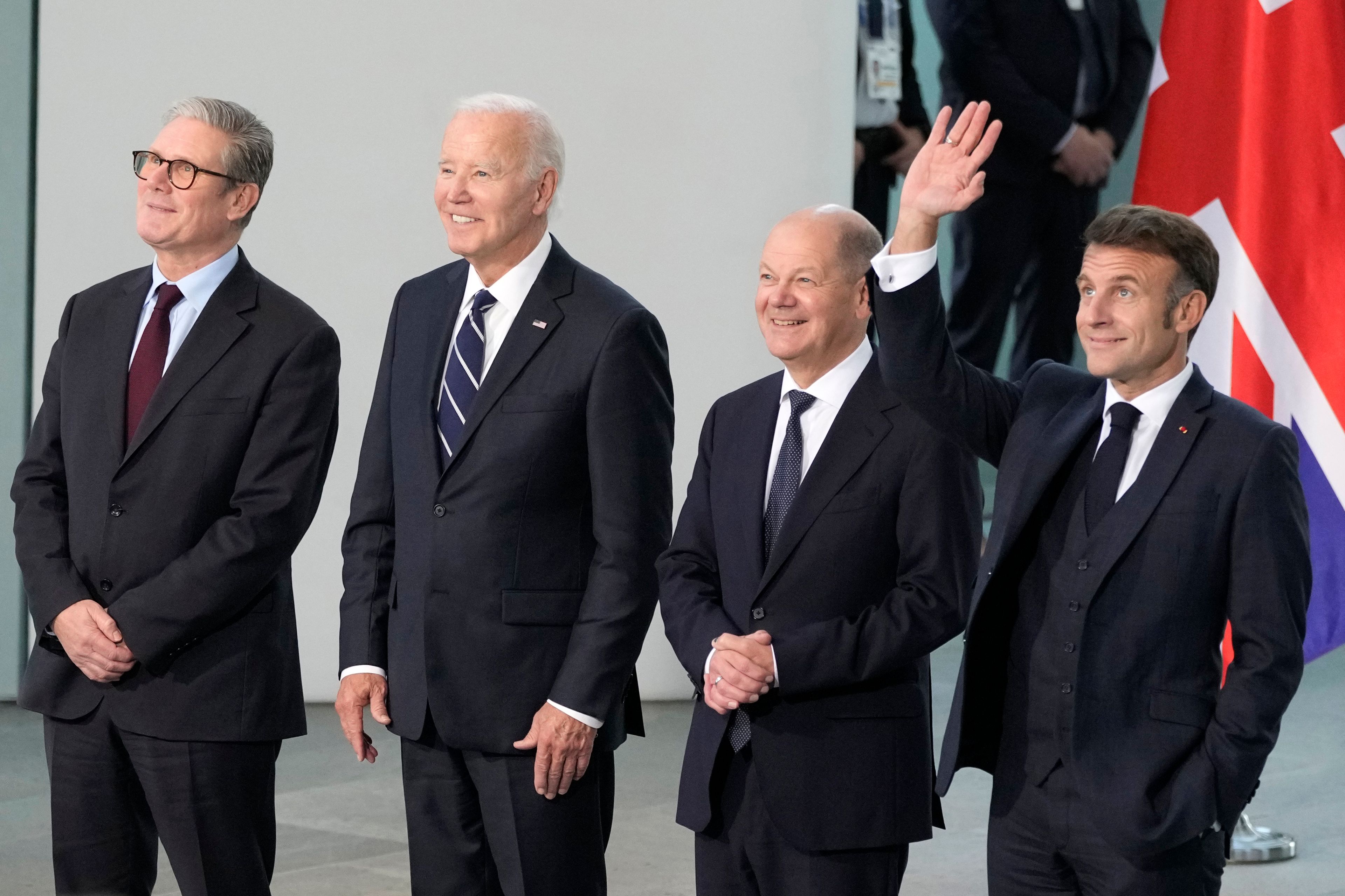 Biden urges allies to keep aiding Ukraine