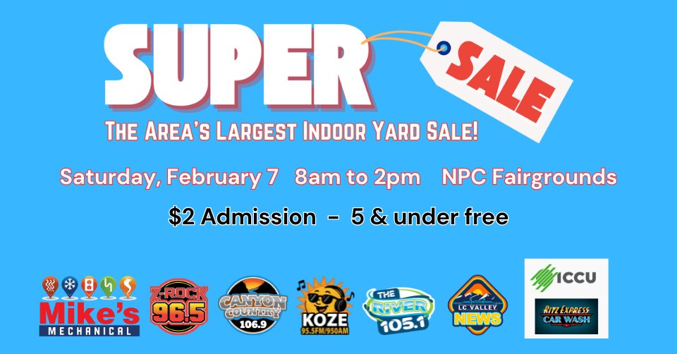Super Sale event slated for Saturday at Lewiston fair pavilion