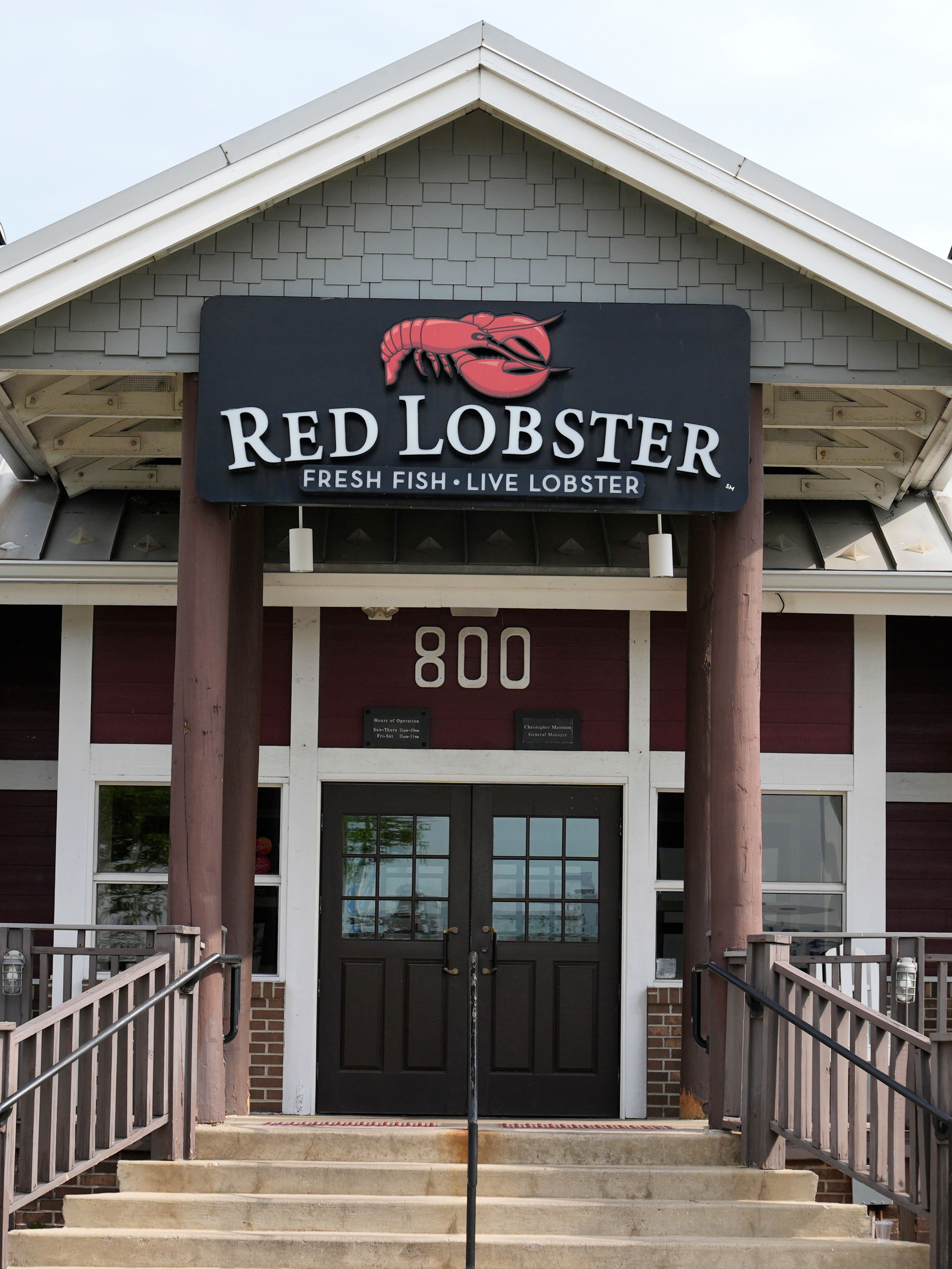 A Red Lobster restaurant is seen in Schaumburg, Ill., Monday, May 20, 2024. Red Lobster is seeking bankruptcy protection days after closing dozens of restaurants. (AP Photo/Nam Y. Huh)