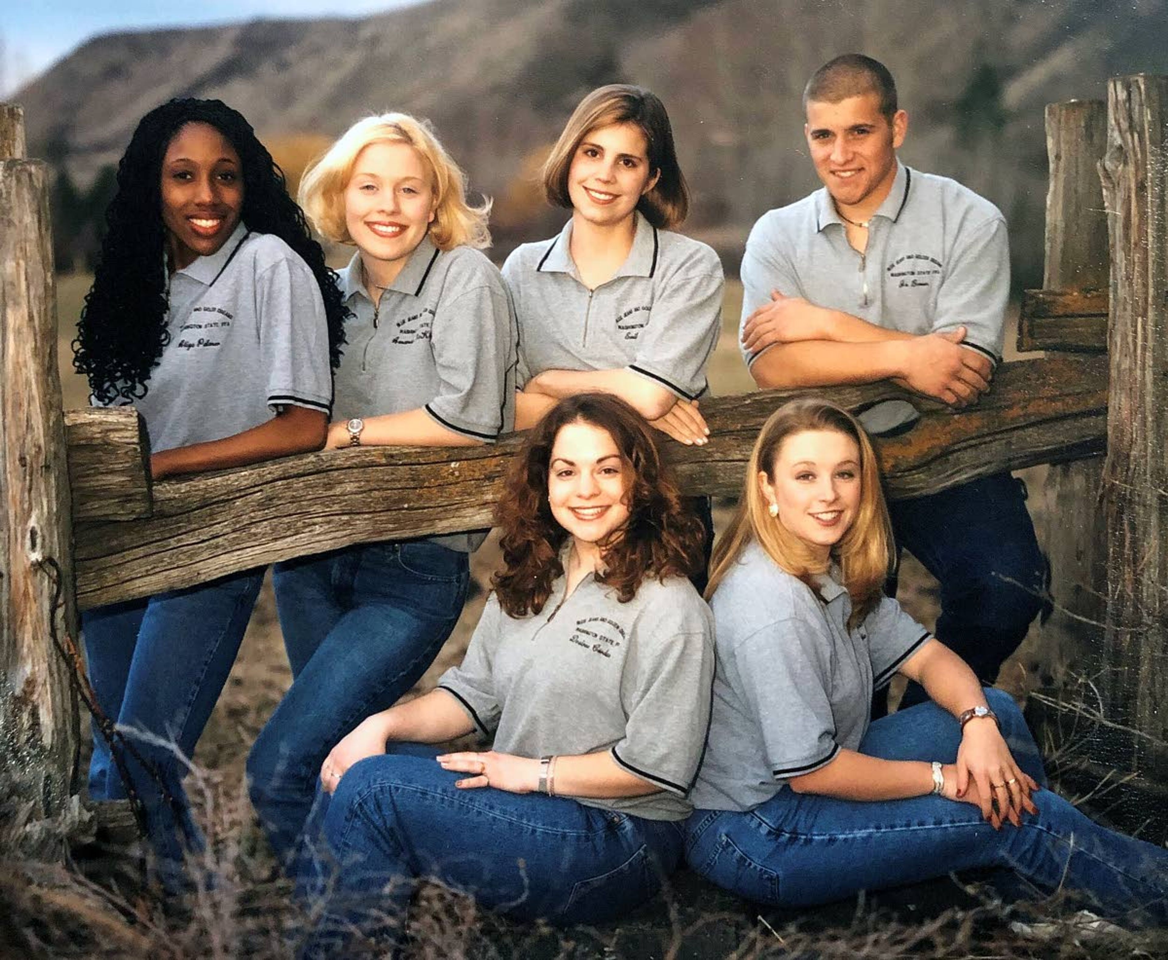 Abbie DeMeerleer, nee Kammerzell, front row, far right, is shown here in a group photo taken when she was vice president of the Washington FFA, from 1999-2000.