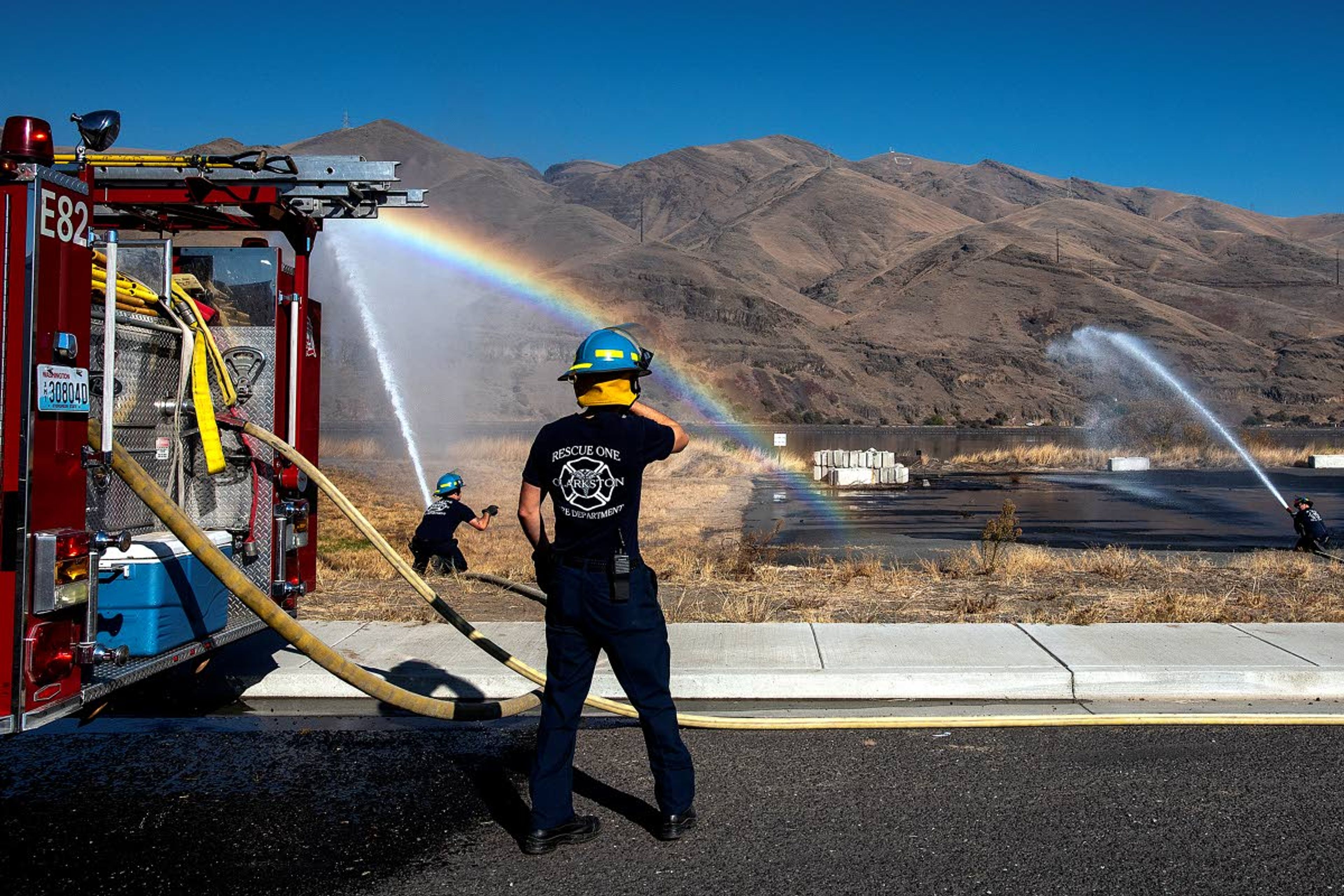 Feature photo Creating their own rainbow