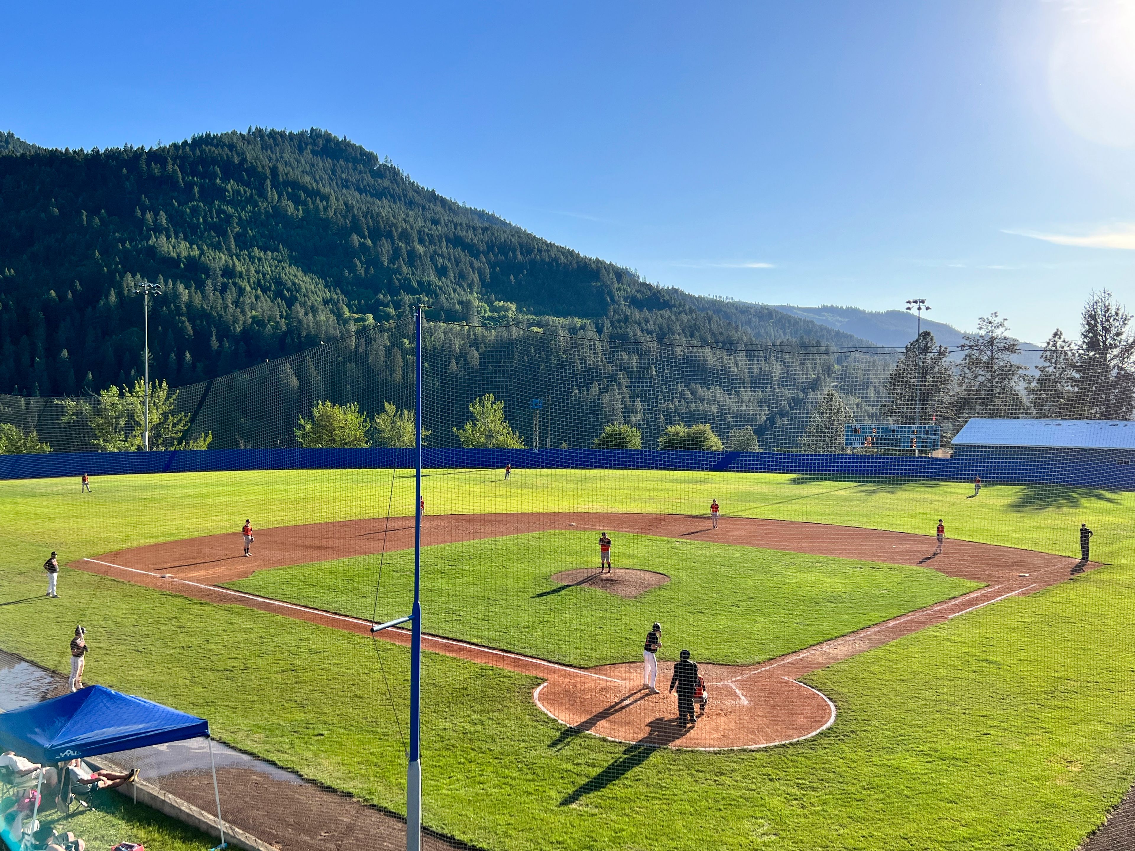 Kendrick and Troy compete in an Idaho Class 1A district championship game Saturday in Orofino.