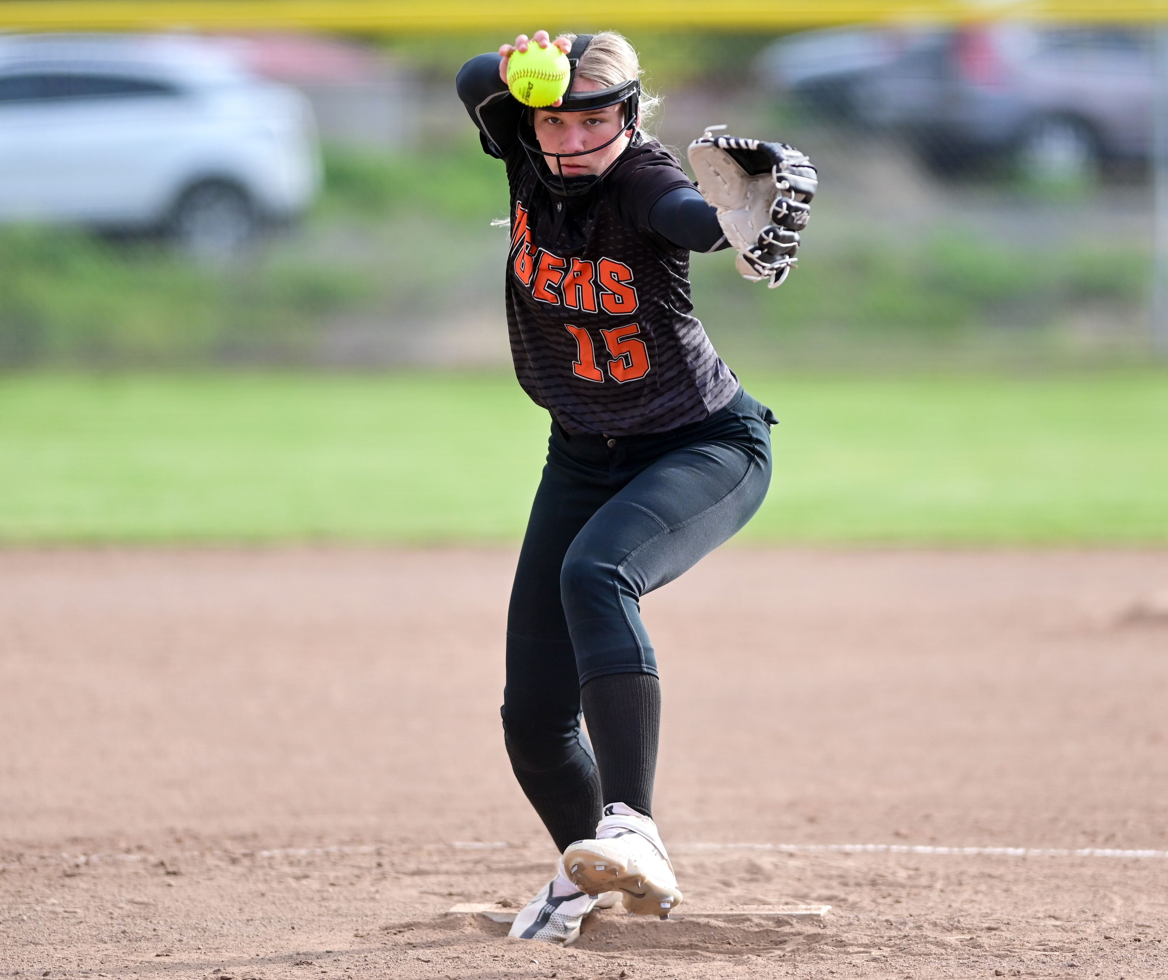 Kendrick’s Hayden Kimberling winds up for a pitch against Genesee during an Idaho 2A district tournament championship game May 8 in Genesee.