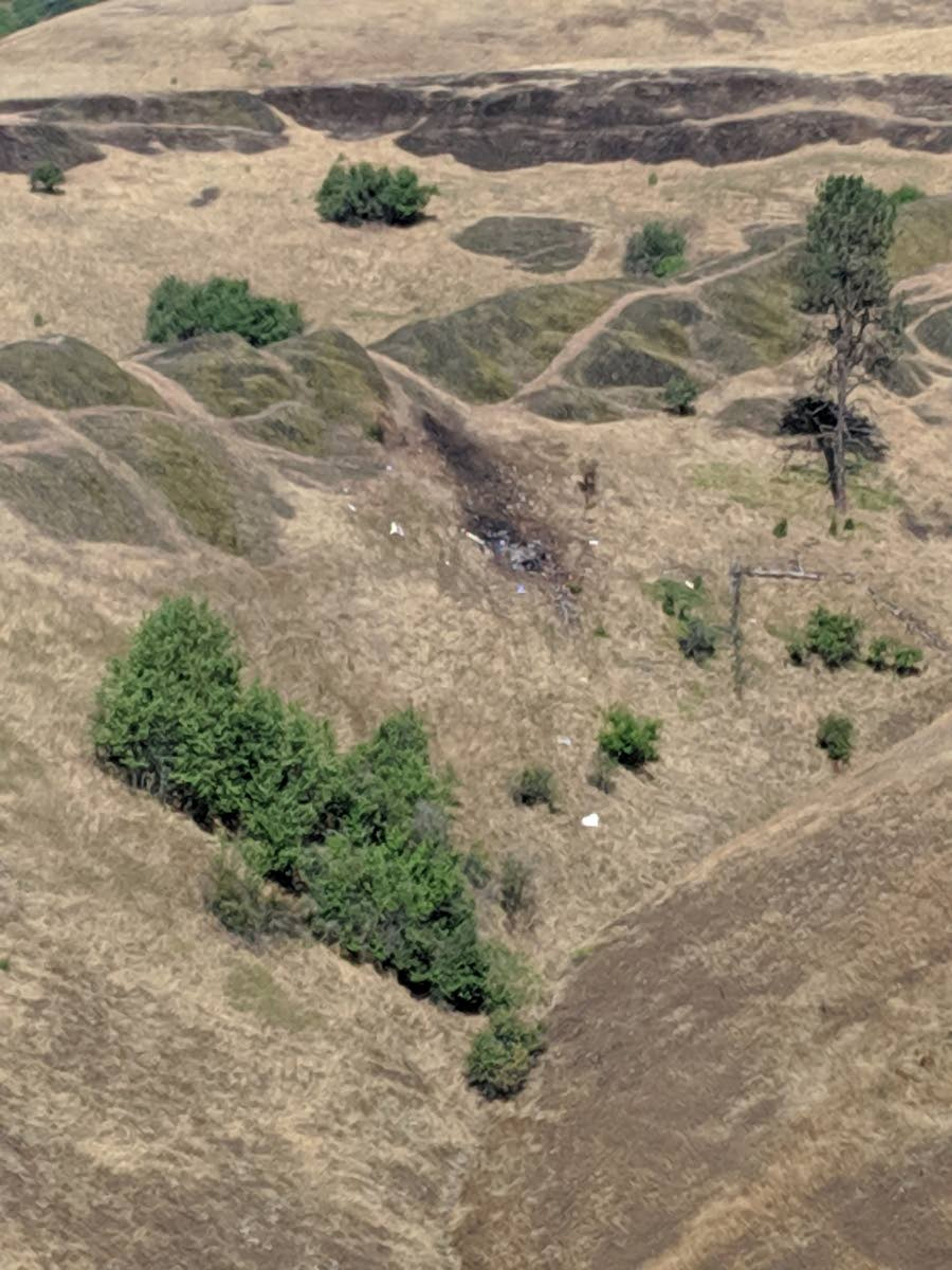 A single-engine Lancair IV airplane crashed into Harris Ridge near Kooskia on Sunday around 10:40 a.m.