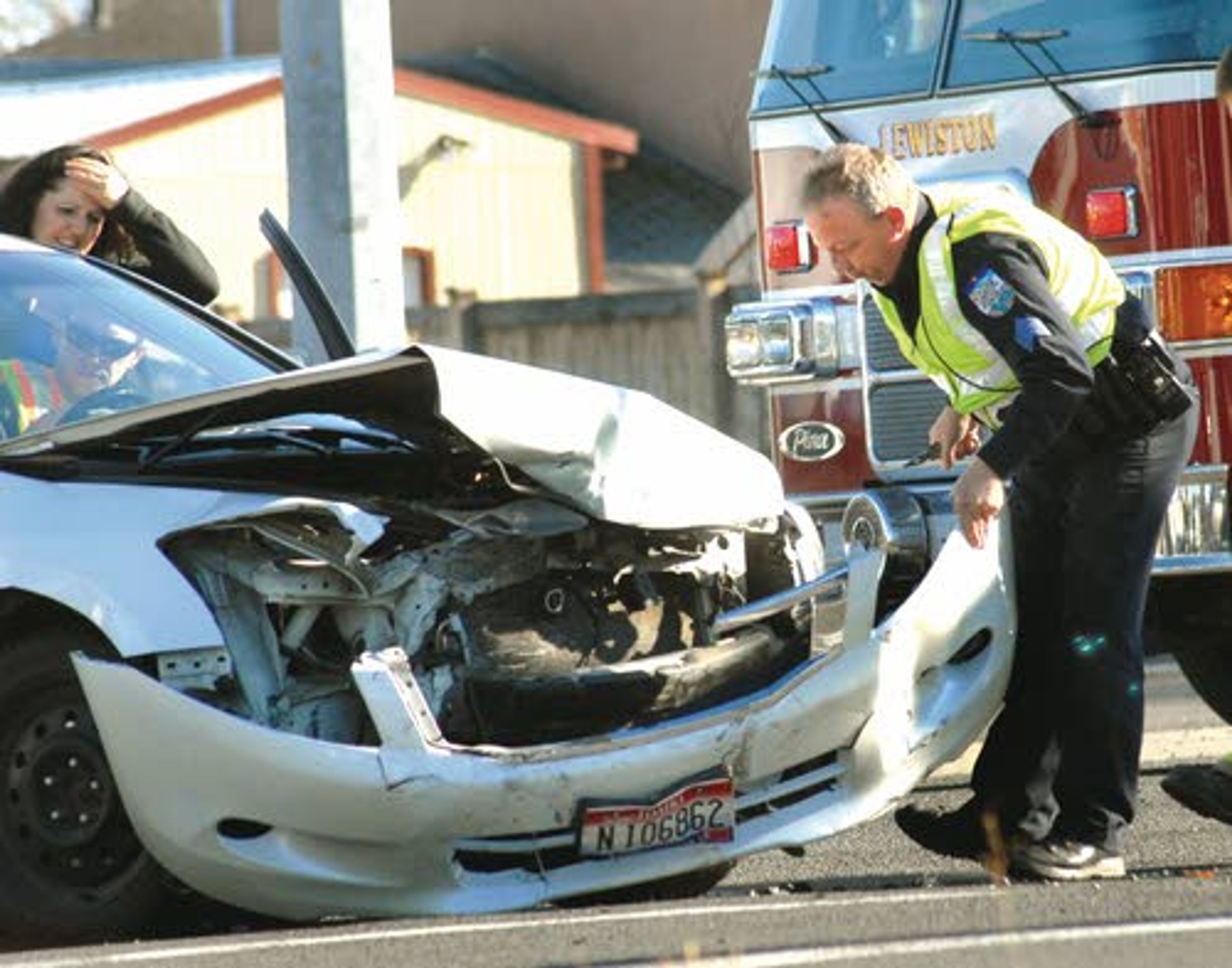 Fender bender Accident in the Orchards