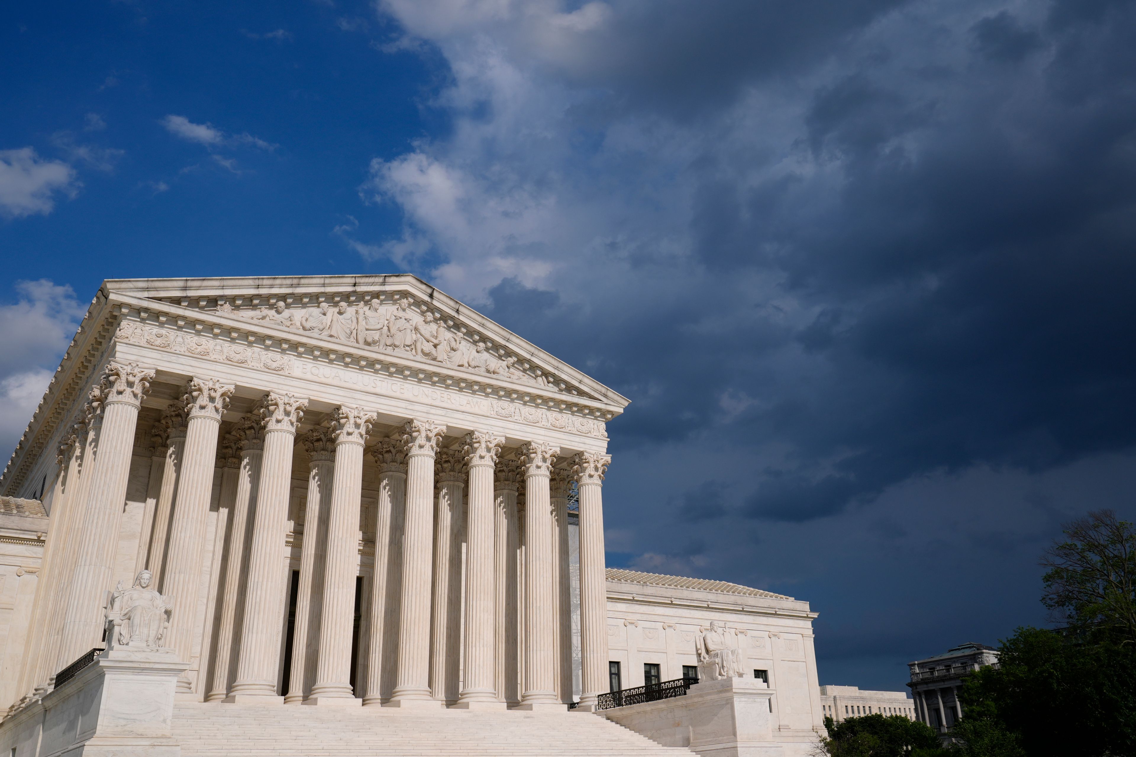 The Supreme Court in Washington, Sunday, June 30, 2024. (AP Photo/Susan Walsh)