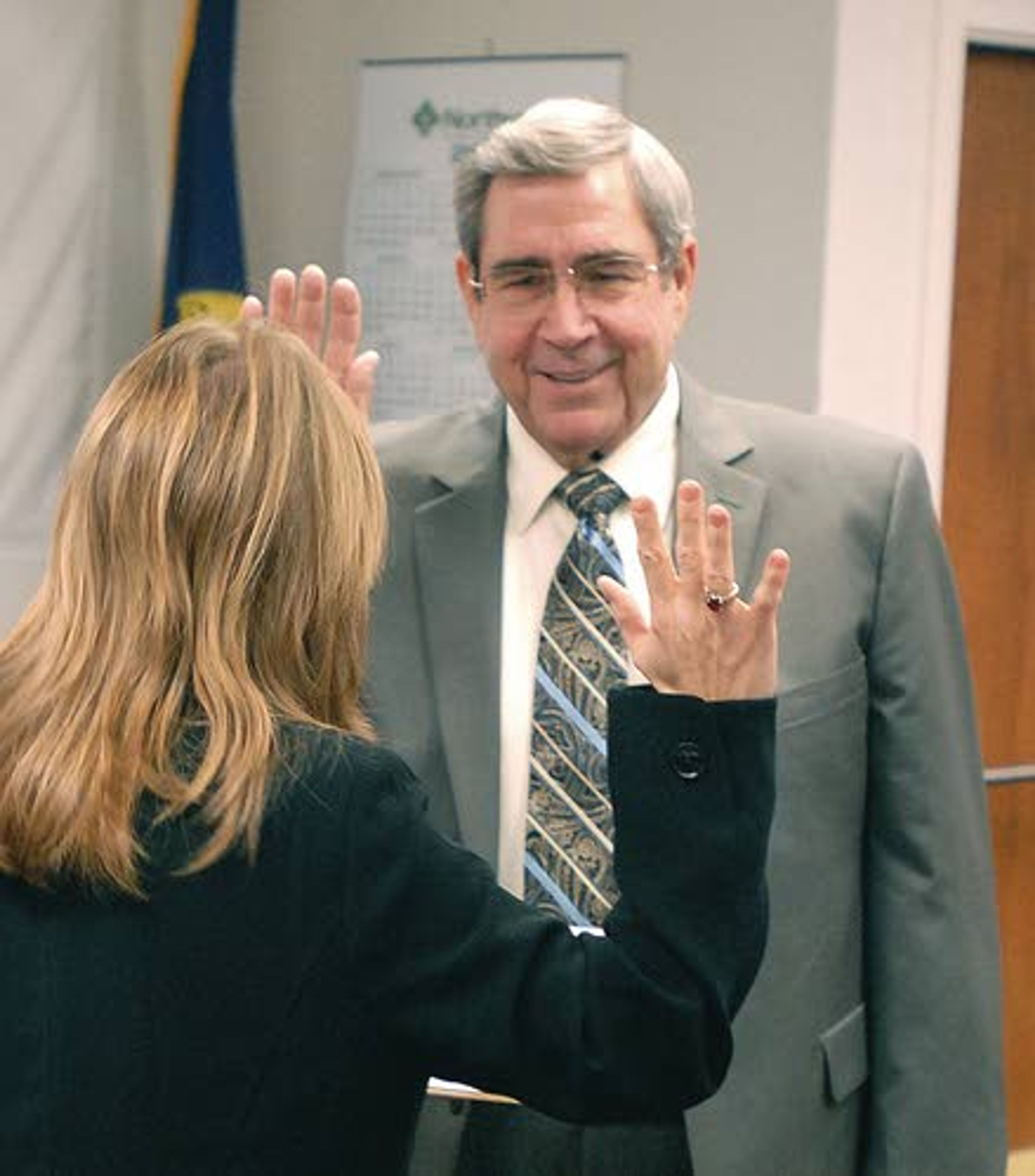 Robert Tippett was sworn in Monday as a new Nez Perce County commissioner by Nez Perce County Clerk Patty O. Weeks.