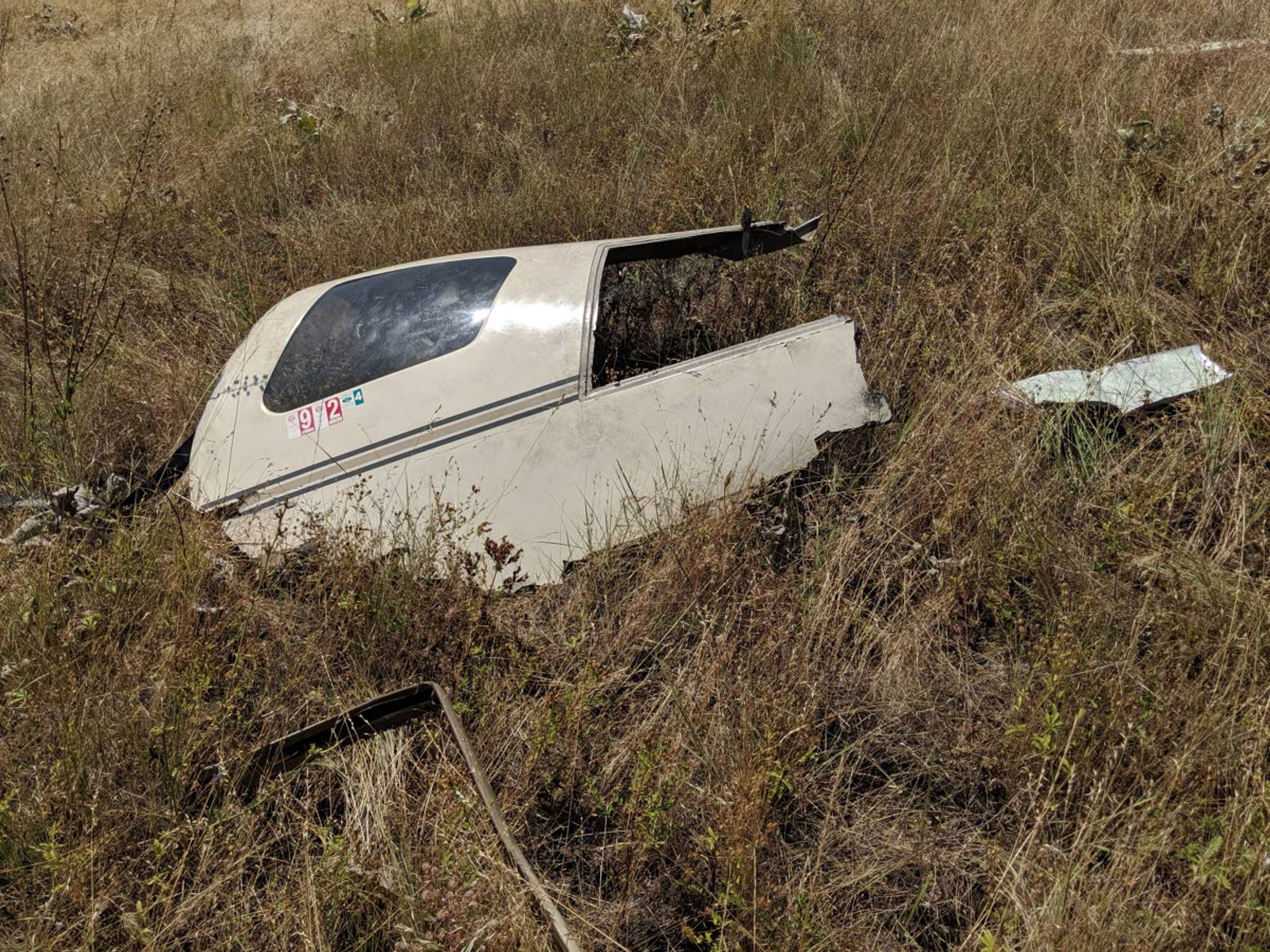 Wreckage from an airplane crash near Kooskia was found on Harris Ridge on Sunday.