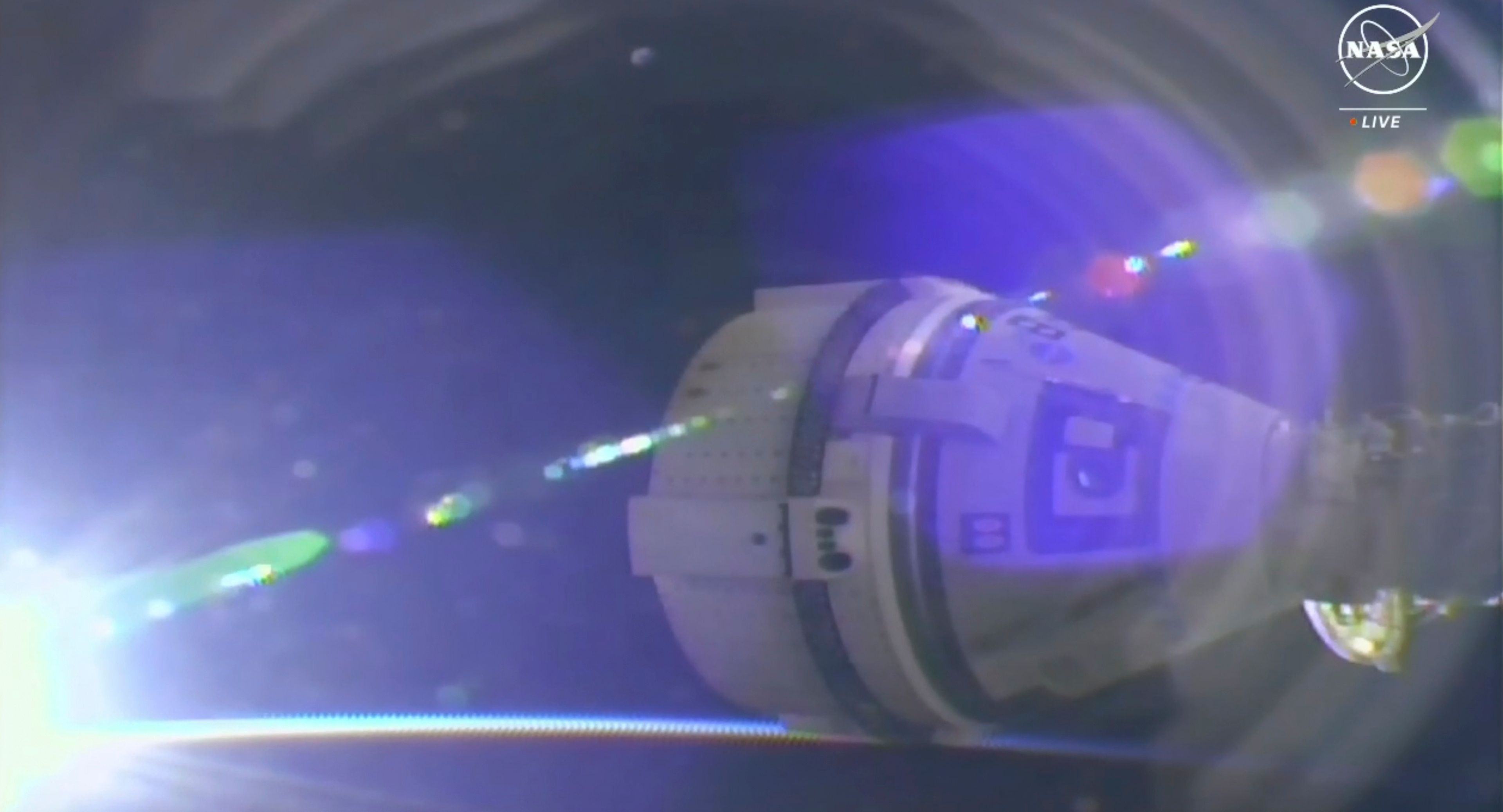 Boeing Starliner spacecraft prepares to dock with the International Space Station for the first time on Thursday, June 6, 2024.