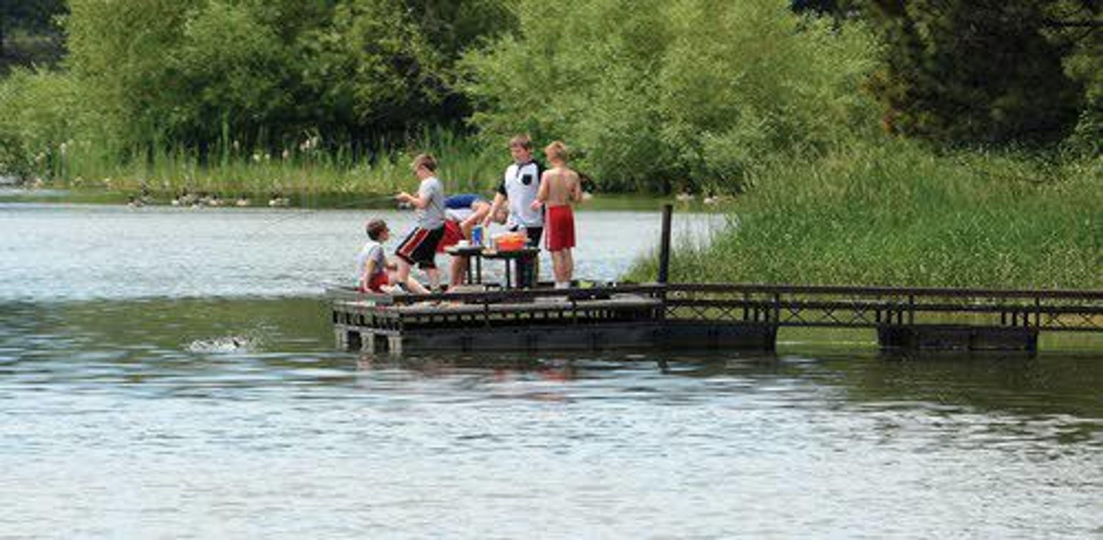 Young anglers try their luck at Winchester Lake in this Tribune file photo. Idaho Fish and Game officials are holding meetings next week on the upcoming chinook season and on efforts to update the state’s Fisheries Management Plan and three-year rules cycle.