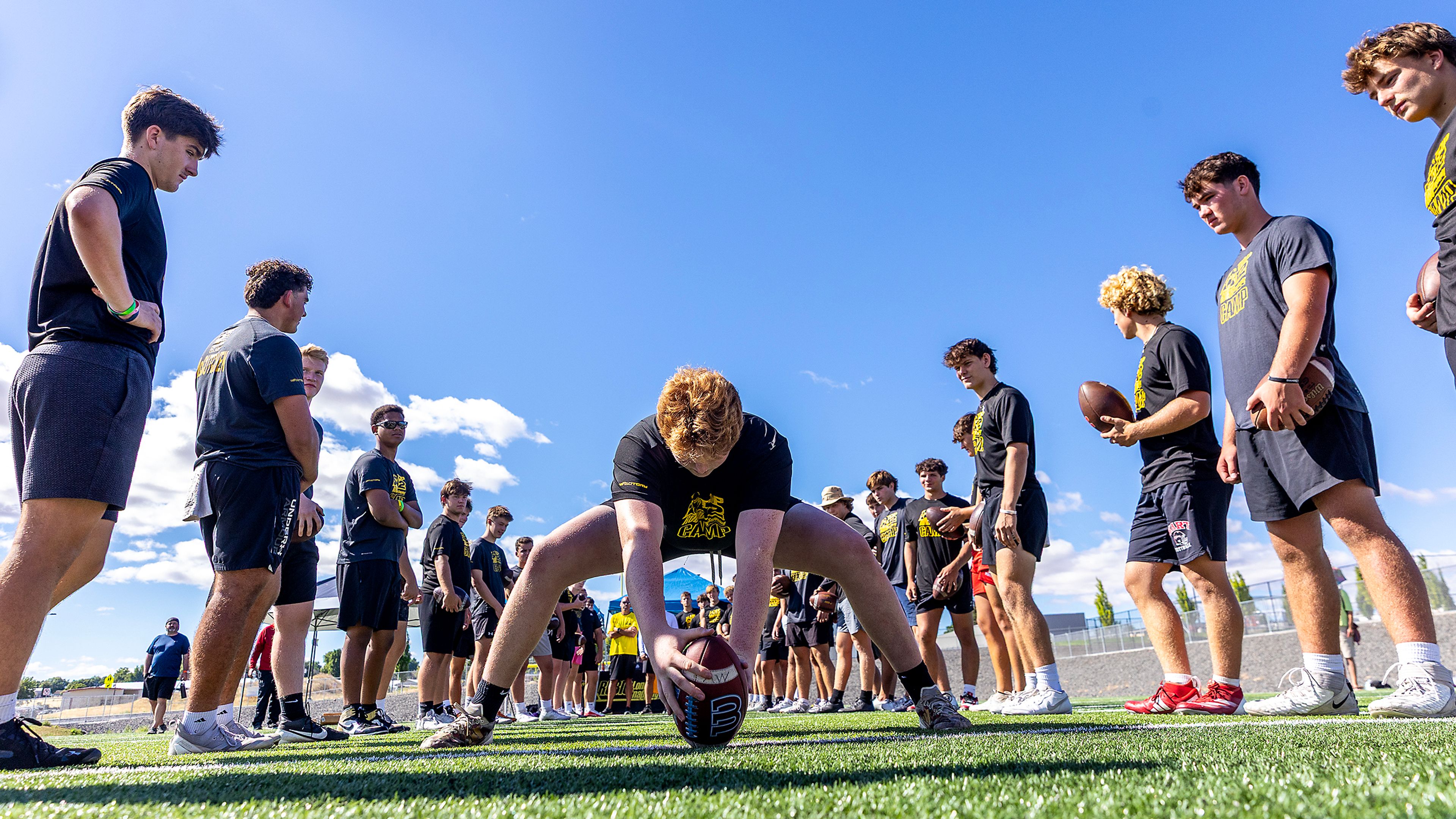 ‘Talent off the charts’ at long snapping camp