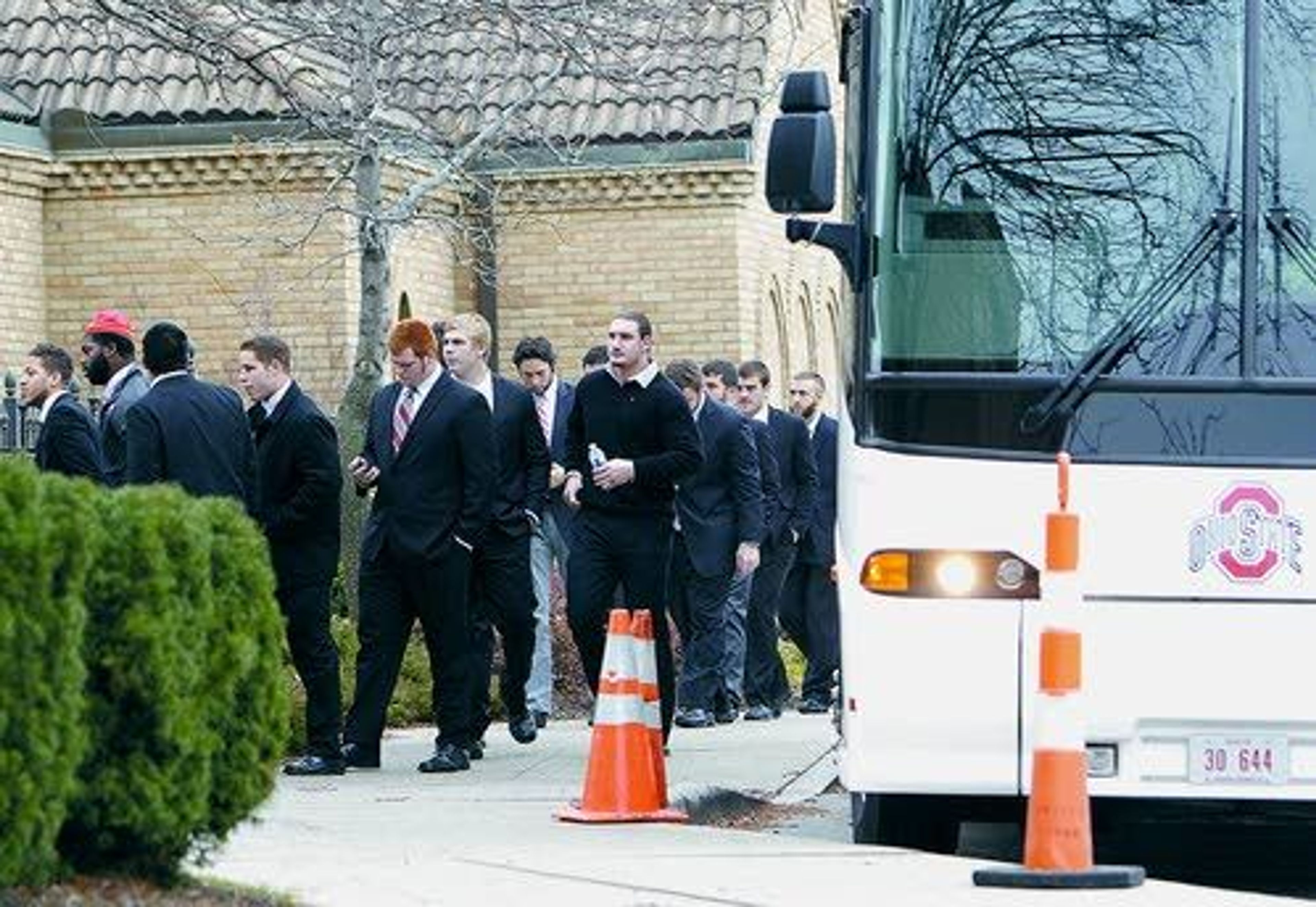 Mourners gather at funeral for Buckeye lineman