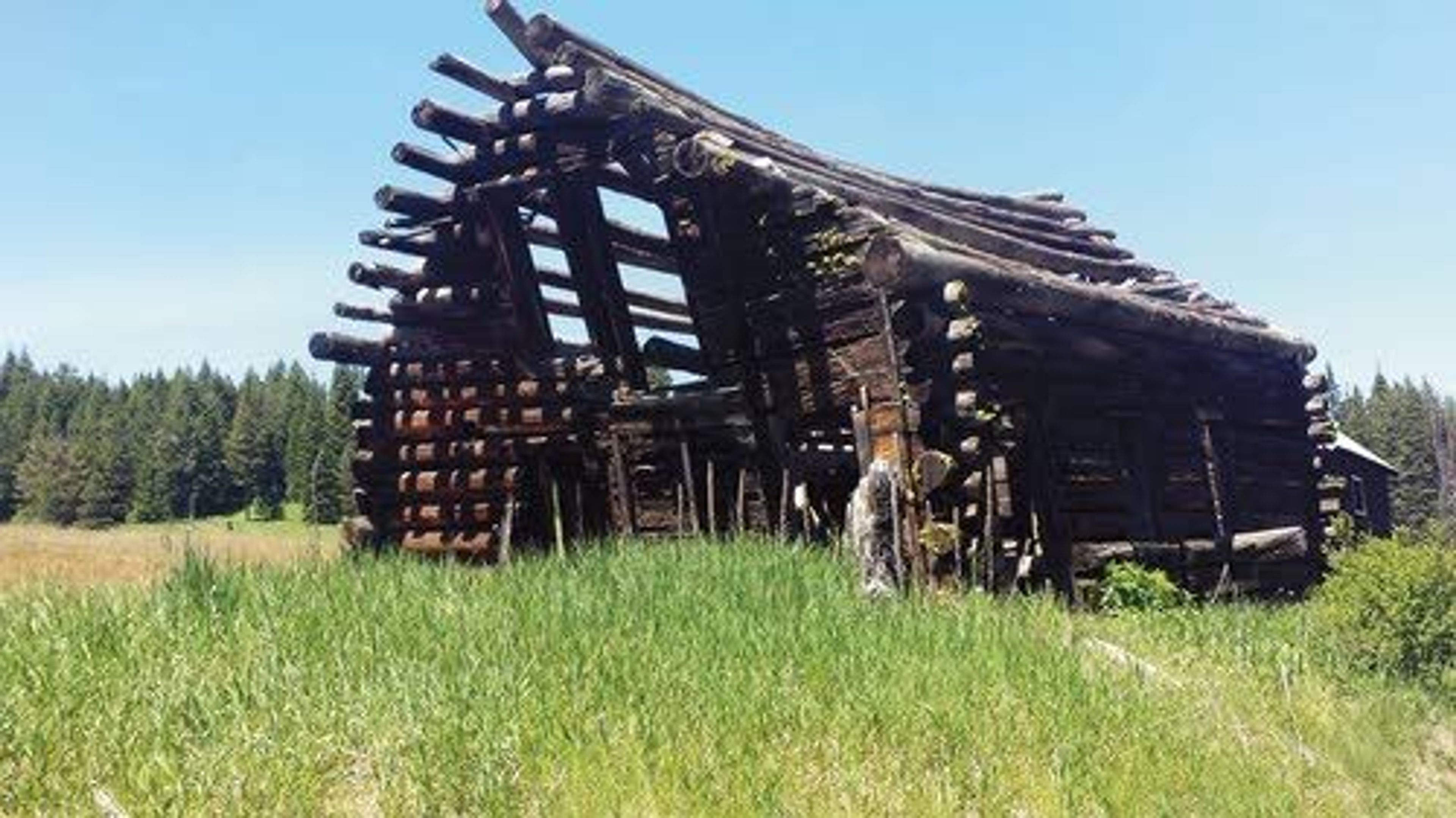 The town site of Zaza south of Lewiston has several buildings still standing, despite its perceived abandonment a century ago.