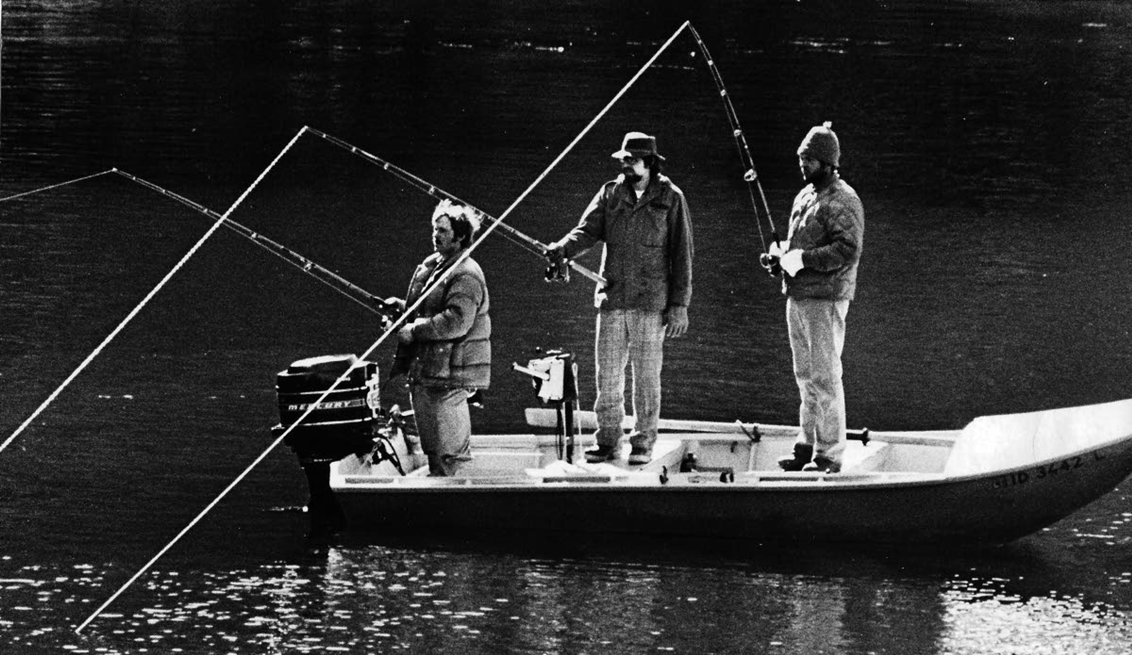 Barry Kough/TribuneThree anglers stand and watch their lines intently as they fish in this Barry Kough photo published in the March 5, 1979, Lewiston Tribune. The trio were fishing the waters of the North Fork of the Clearwater River below Dworshak Dam near Orofino. Readers who would like to share their historical photos (20 years or older) from throughout the region may do so by emailing them to blasts@lmtribune.com or submitting them to: Blast from the Past, P.O. Box 957, Lewiston, ID 83501. Questions? Call Jeanne M. DePaul at (208) 848-2221.