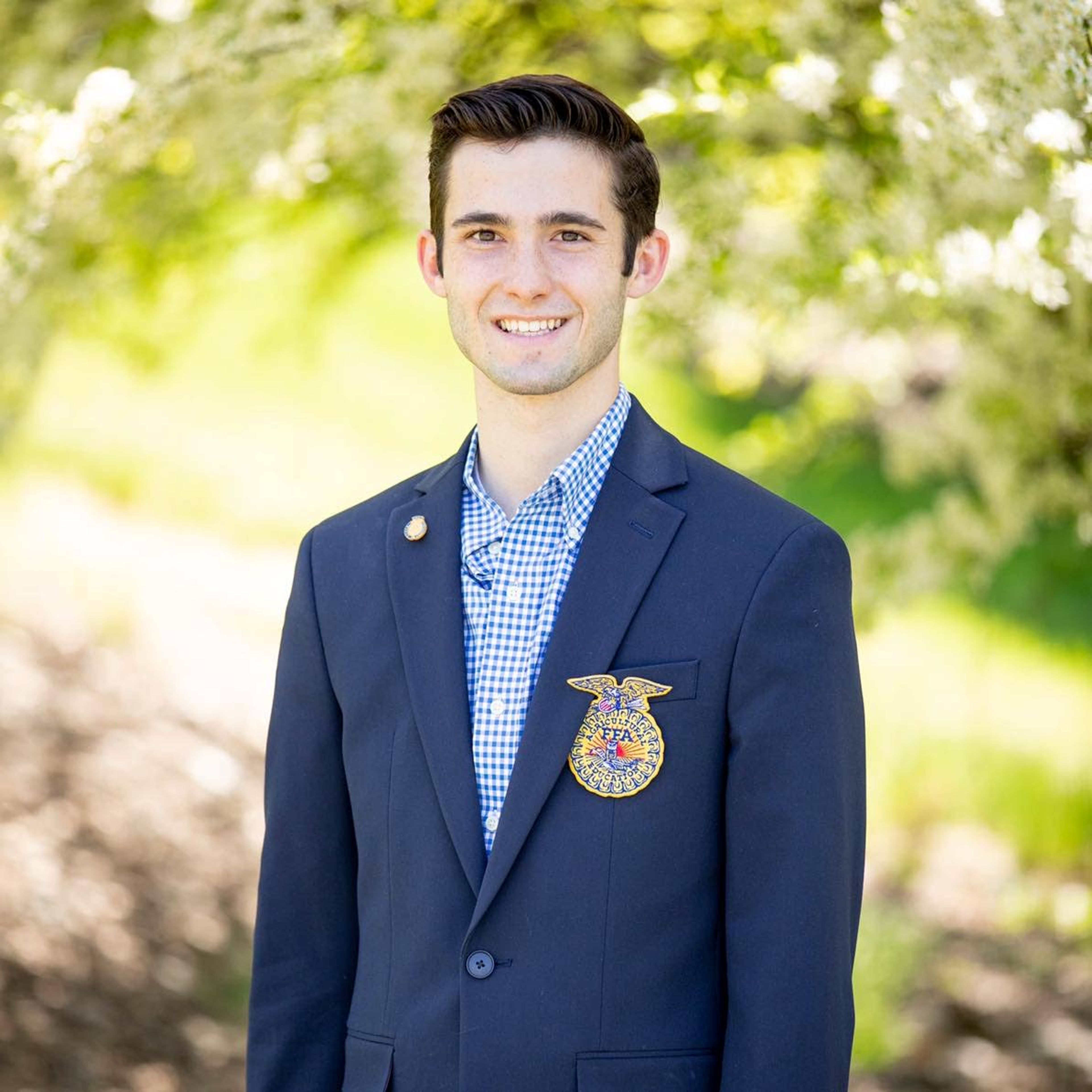 Cole Baerlocher, a Colfax High graduate and Washington State University student, was recently elected the national FFA president. He is the first person from Washington to be elected to that post.