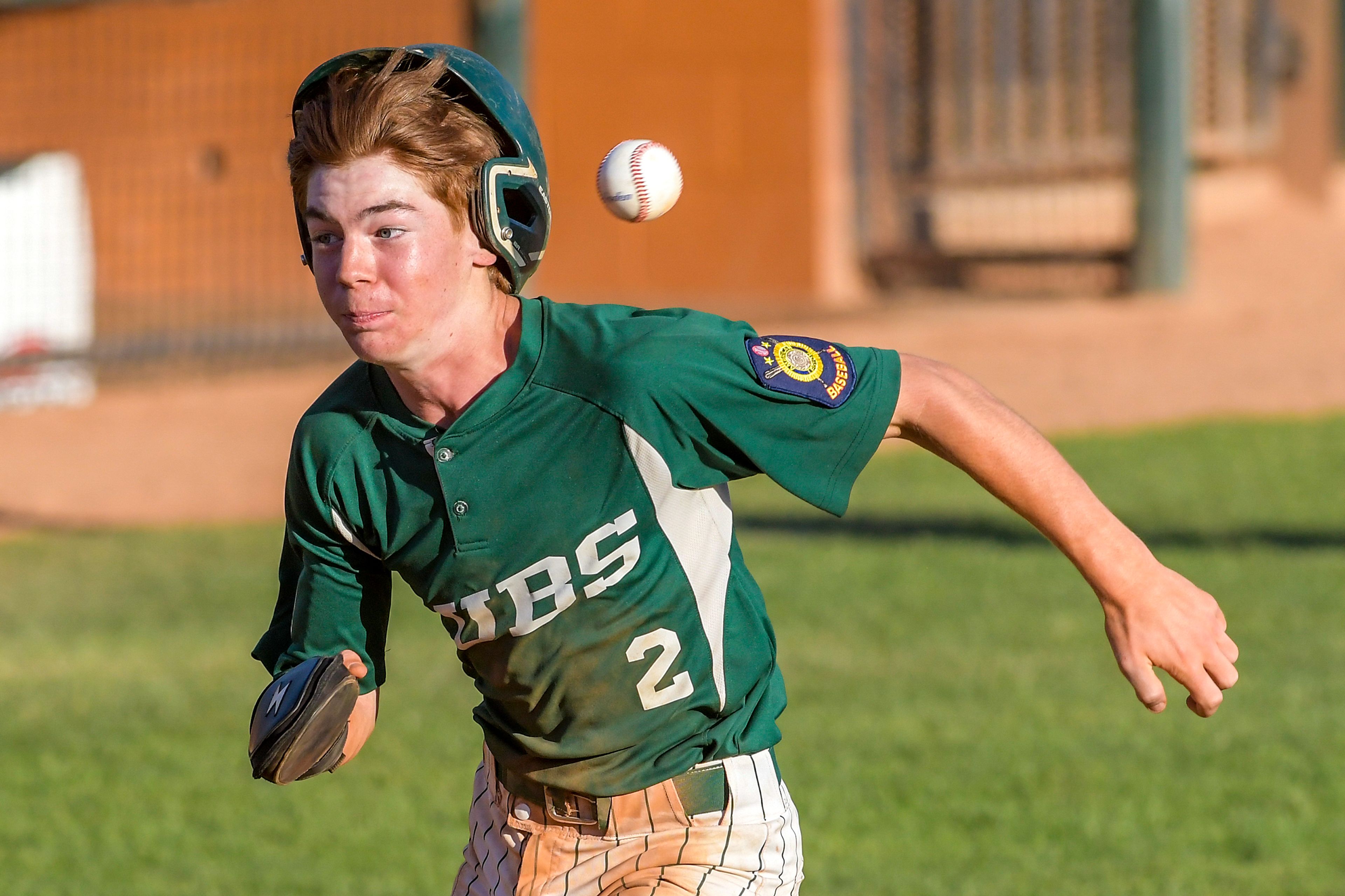 The Lewis-Clark Cubs' Cody Blackwell races the ball to home plate to score against Moscow in a game of the Clancy Ellis Tournament on Saturday at Harris Field in Lewiston.