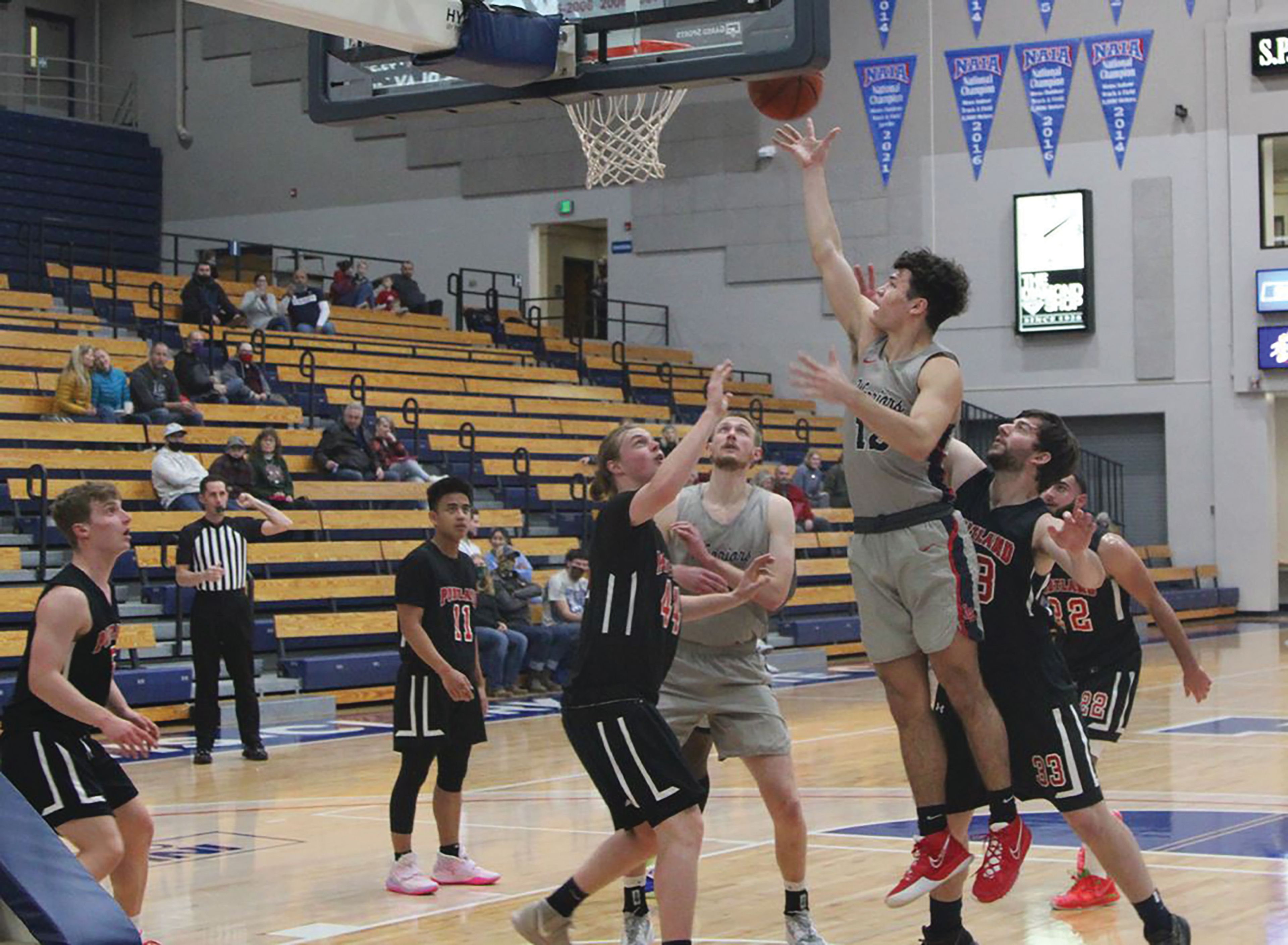 Offense for LCSC men heats up again in win vs. Portland Bible