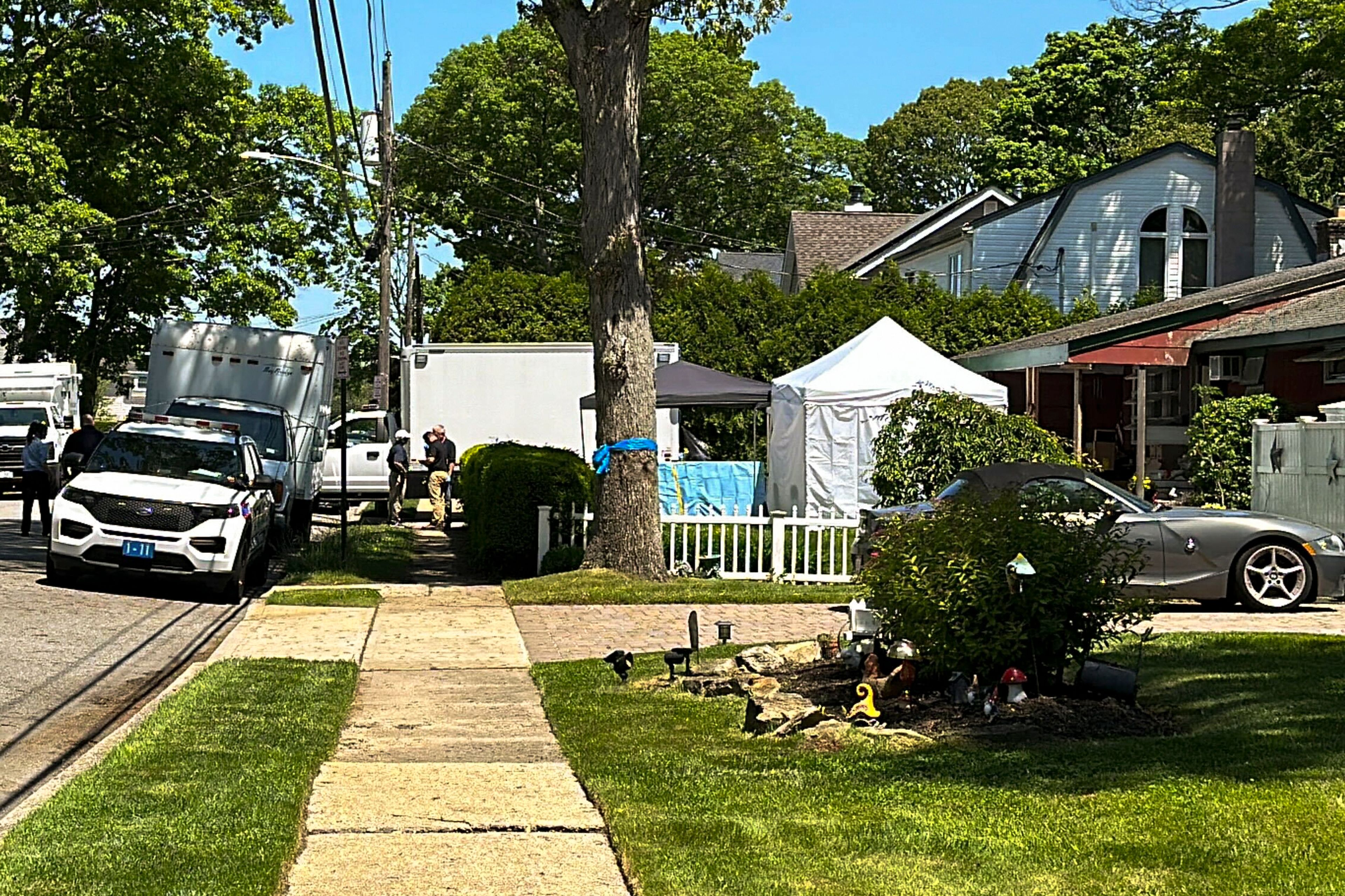 Police search Gilgo Beach serial killing suspect's home on Long Island...