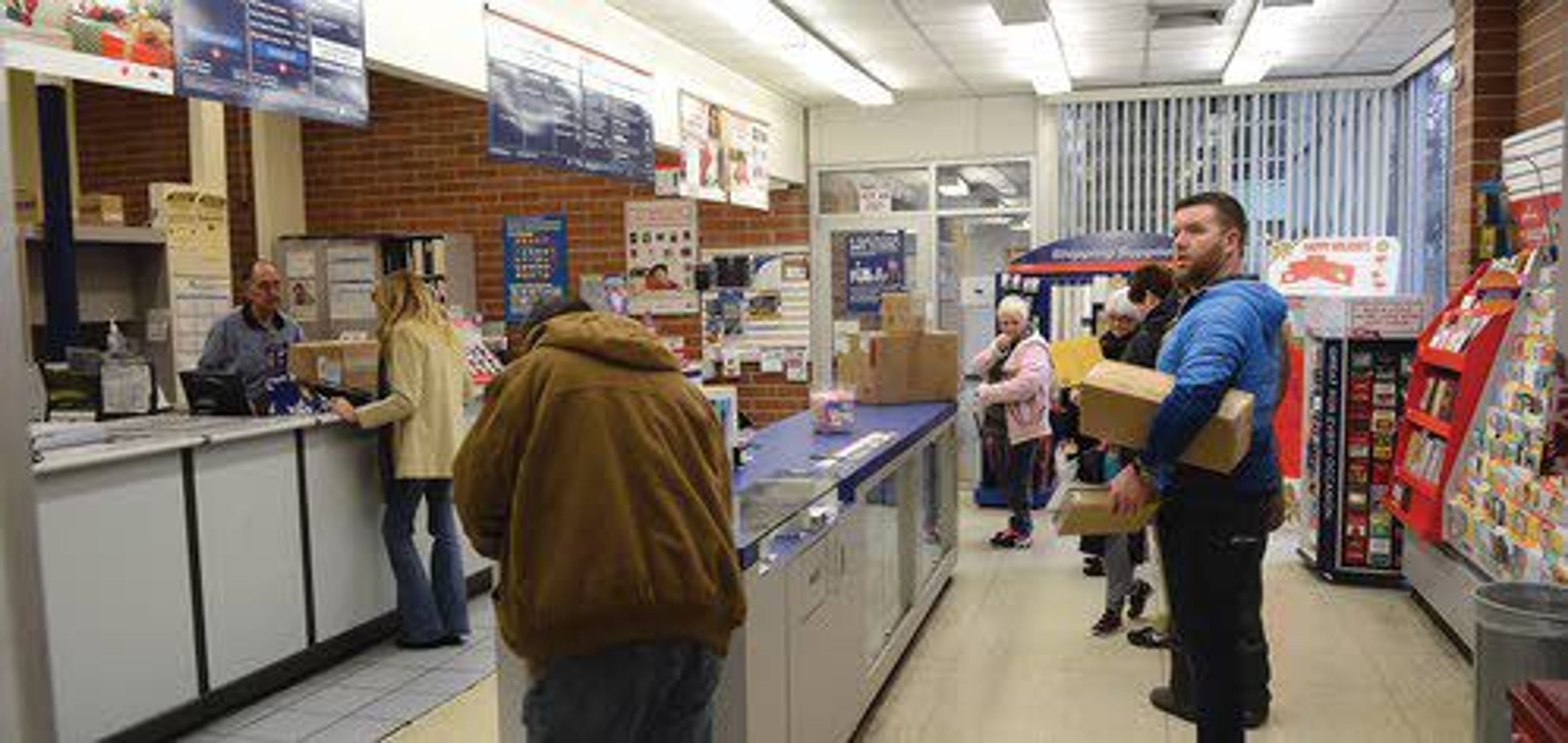 Santa's helpers prepare for the storm