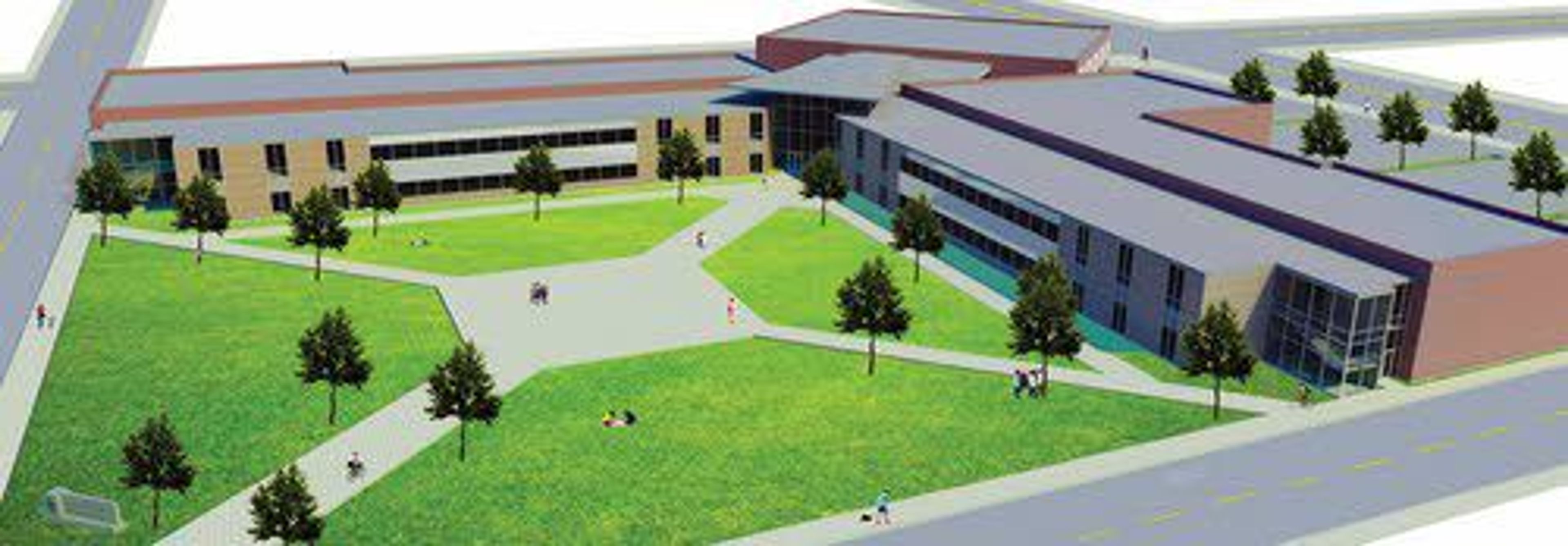 Lewis-Clark State College plans to apply for a $3 million grant from the Economic Development Administration to help cover equipment costs for its $20 million Career-Technical Education facility, pictured here. However, the EDA is one of several programs and agencies targeted for elimination by President Donald Trump. LCSC officials say the above drawing is an artist’s conception; the final building may or may not look like this.