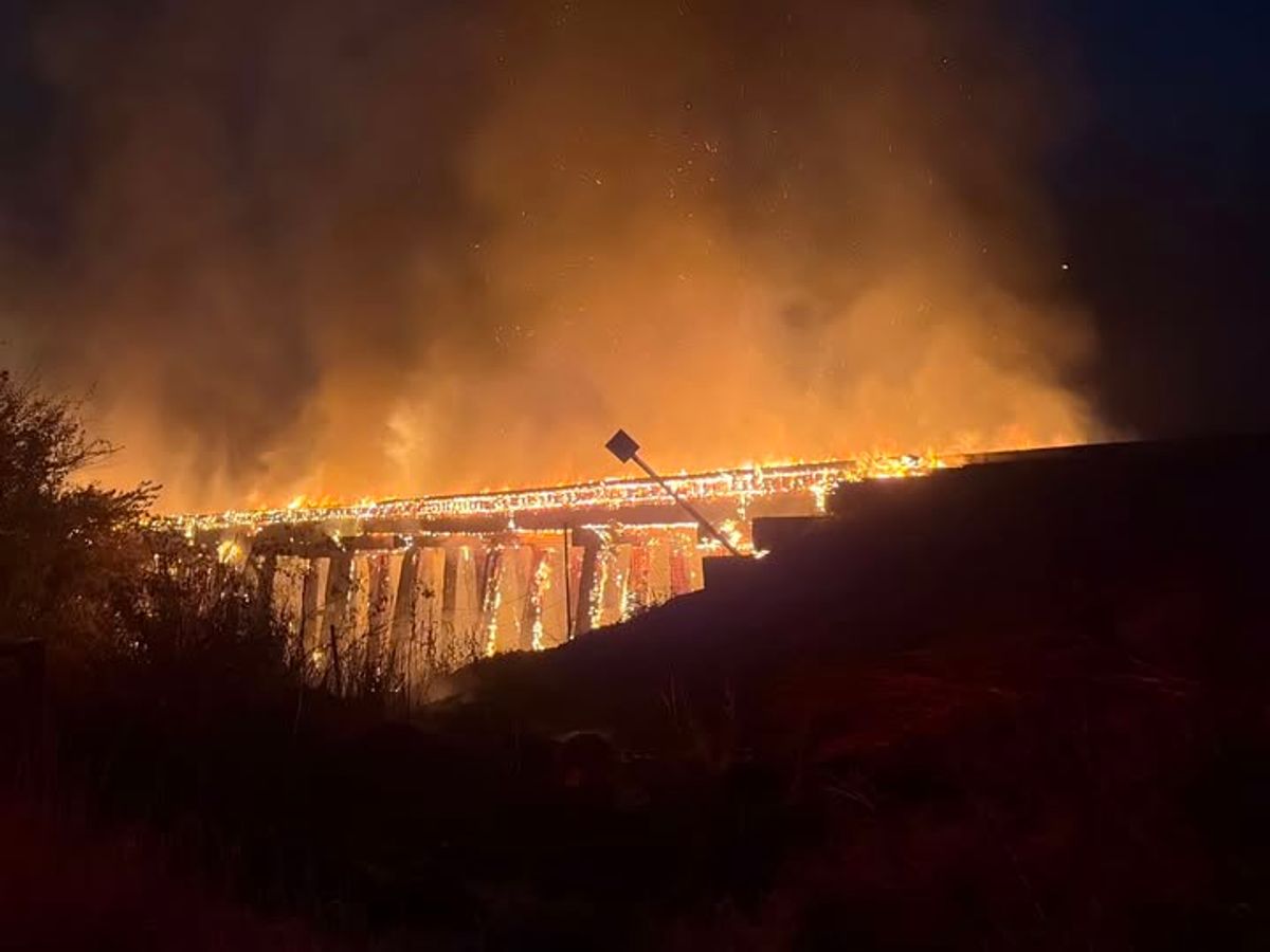 Six structures downed by fire on the Palouse
