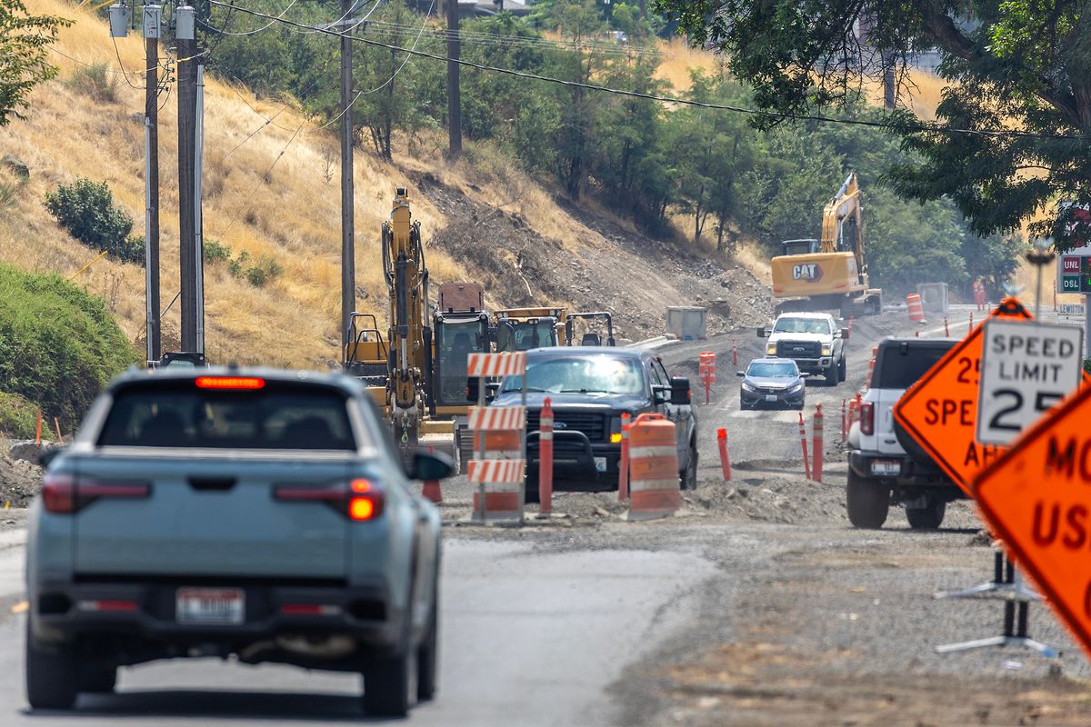 Back for another round of roadwork along Snake River Avenue
