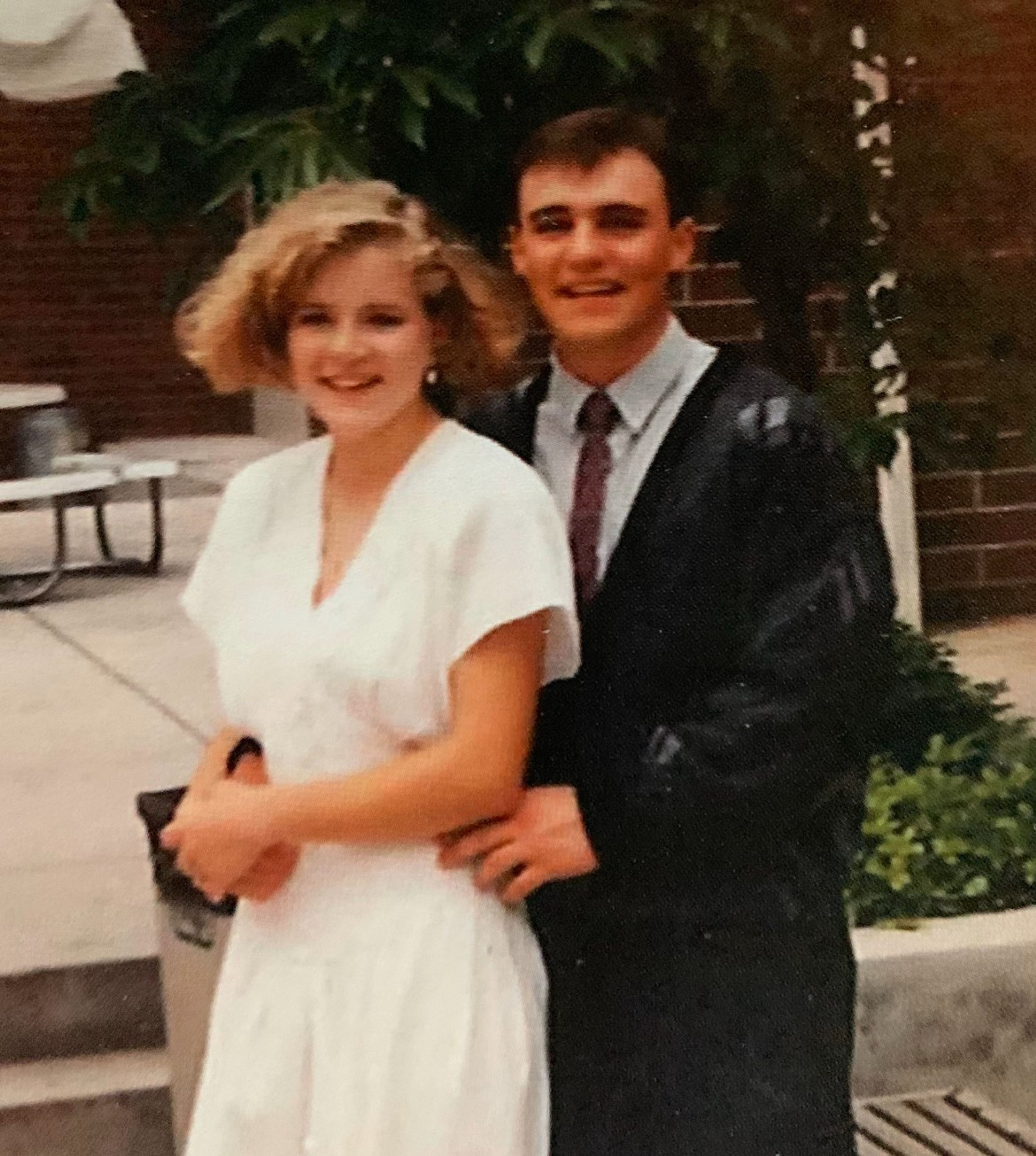 Robin and Susie Lund attend a Lewiston High School dance in this undated photo in Lewiston.