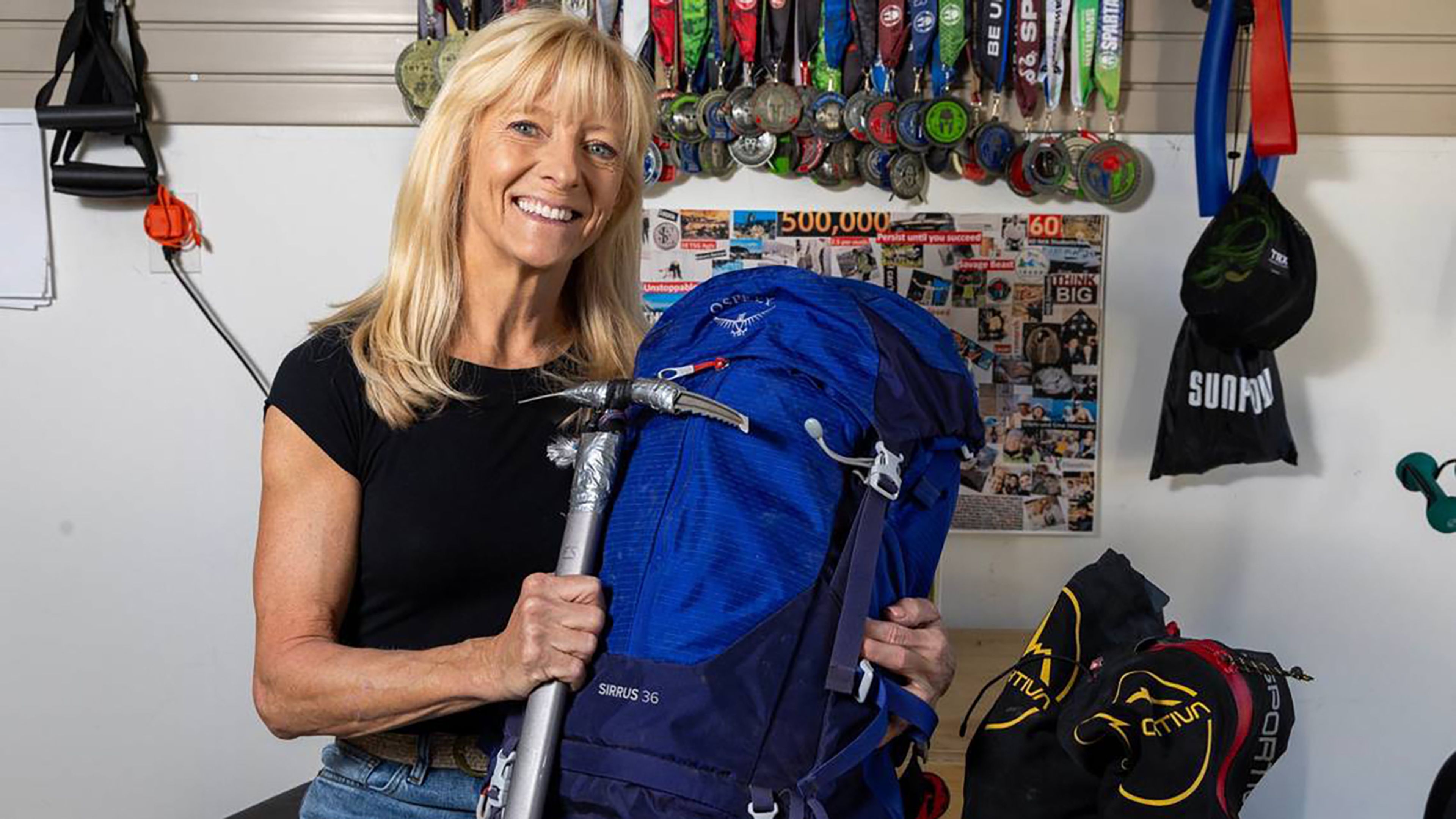 Eva Steinweld of Meridian,is climbing the tallest mountains on each continent. She has already completed Denali and Aconcagua and has plans for Everest next year. 