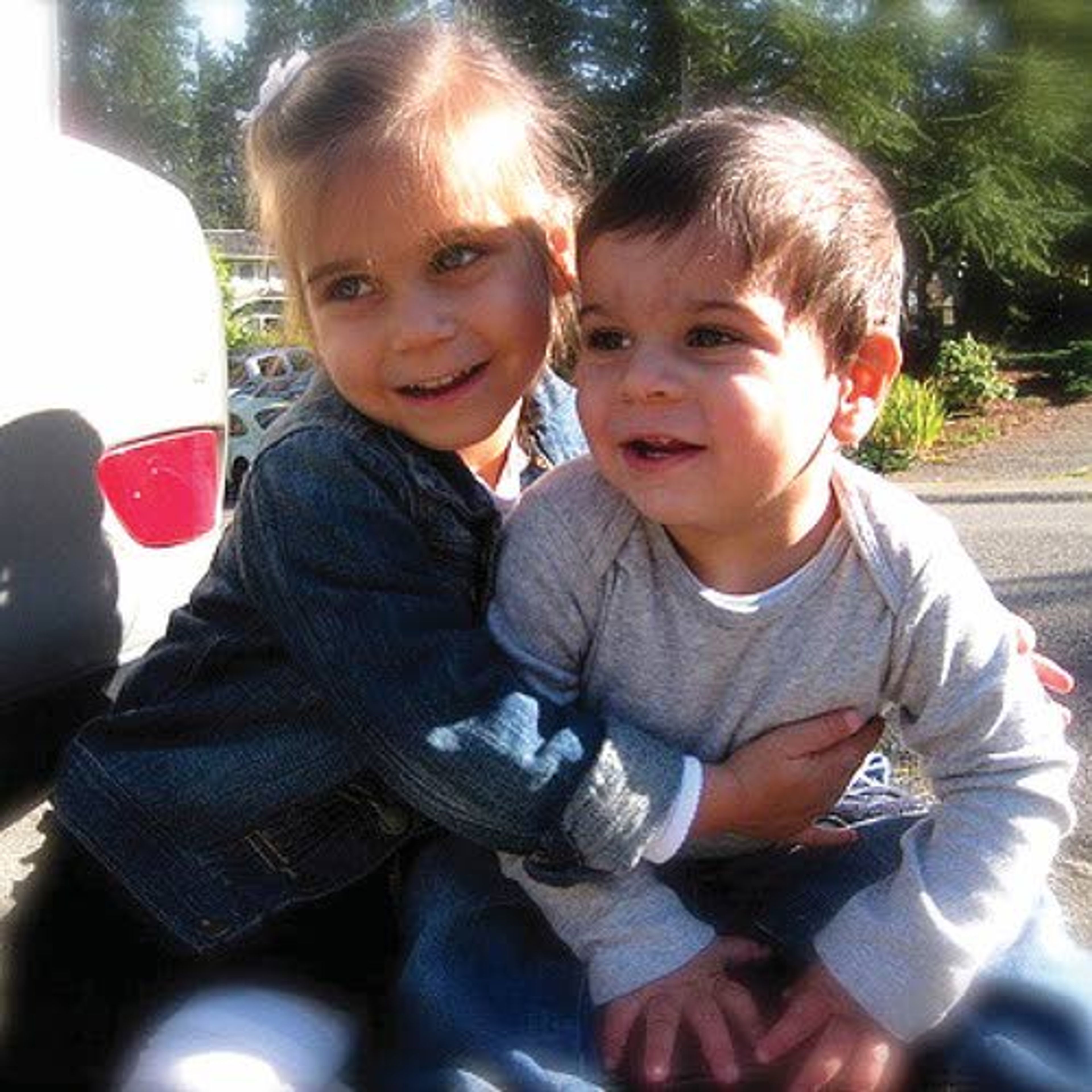 In this undated family photo provided by the Bellevue Police
Department, Friday, Nov. 18, 2011, two-year-old Sky Metawala,
right, is shown with his sister, Maile Metalwala, left. After
nearly two weeks of searching, police said Friday they are still
stymied in their search for the boy, who has been missing since
Nov. 6, 2011. (AP Photo/Bellevue Police)