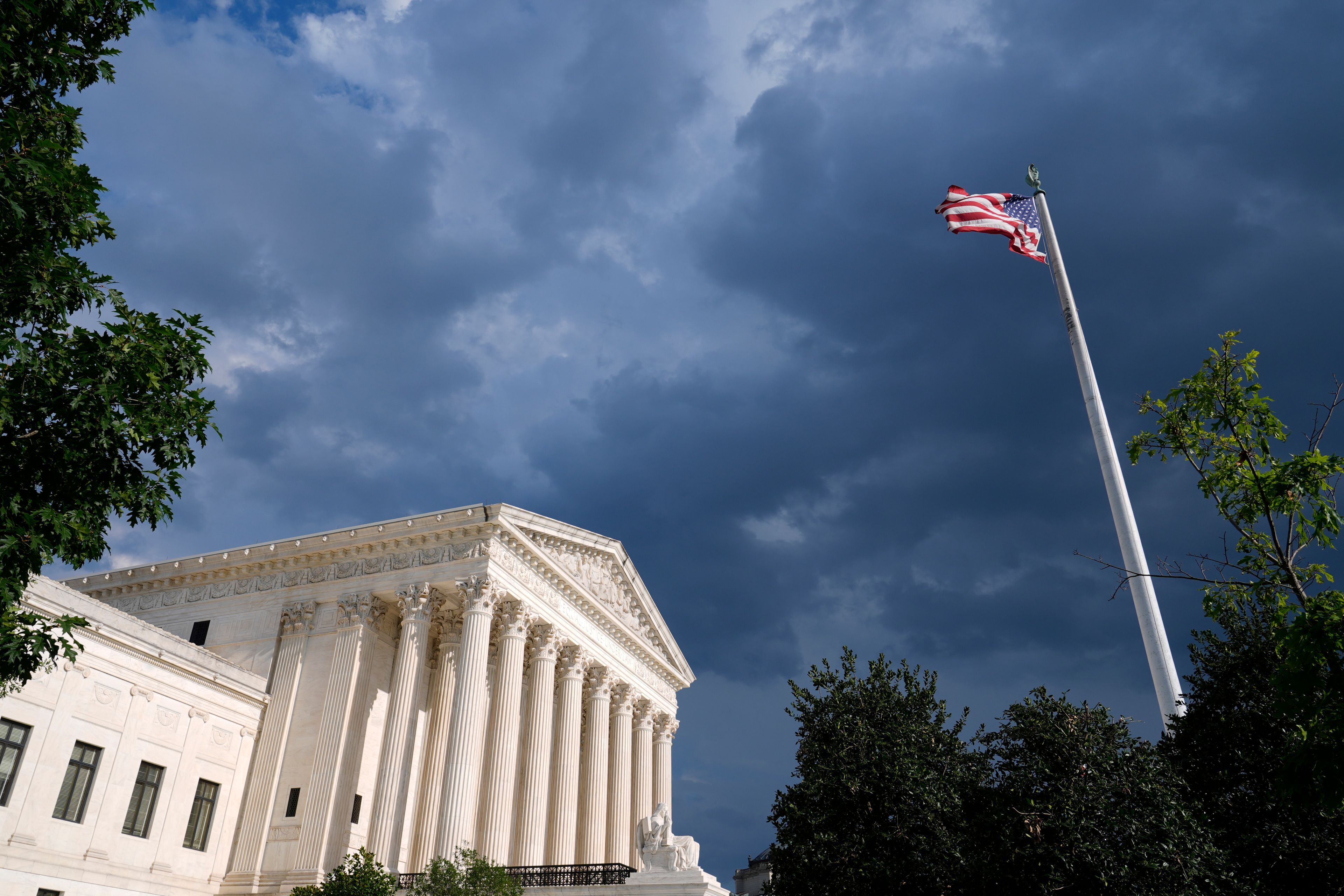 The Supreme Court in Washington, Sunday, June 30, 2024. (AP Photo/Susan Walsh)