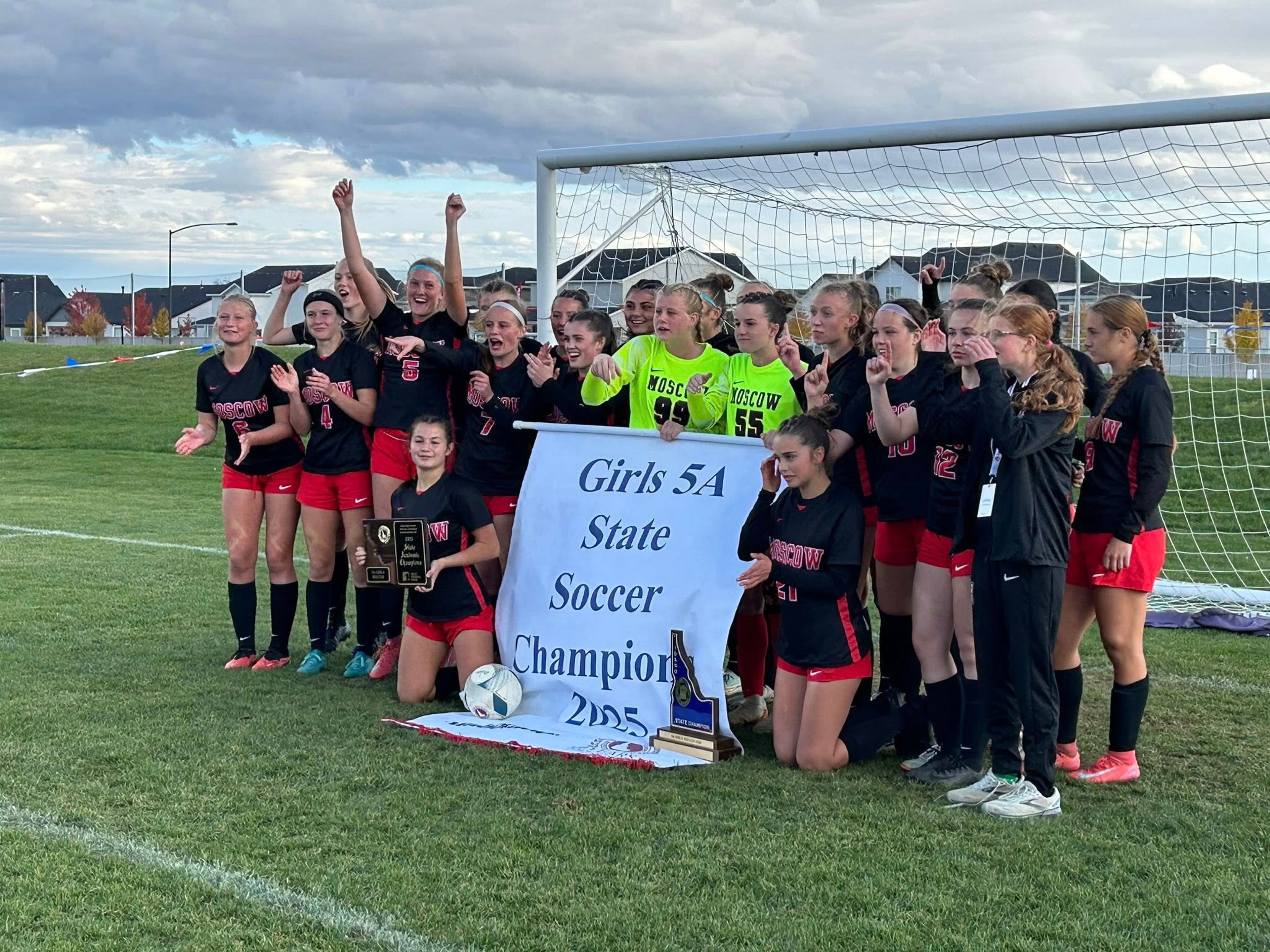 Bears clinch first girls soccer state title in school history