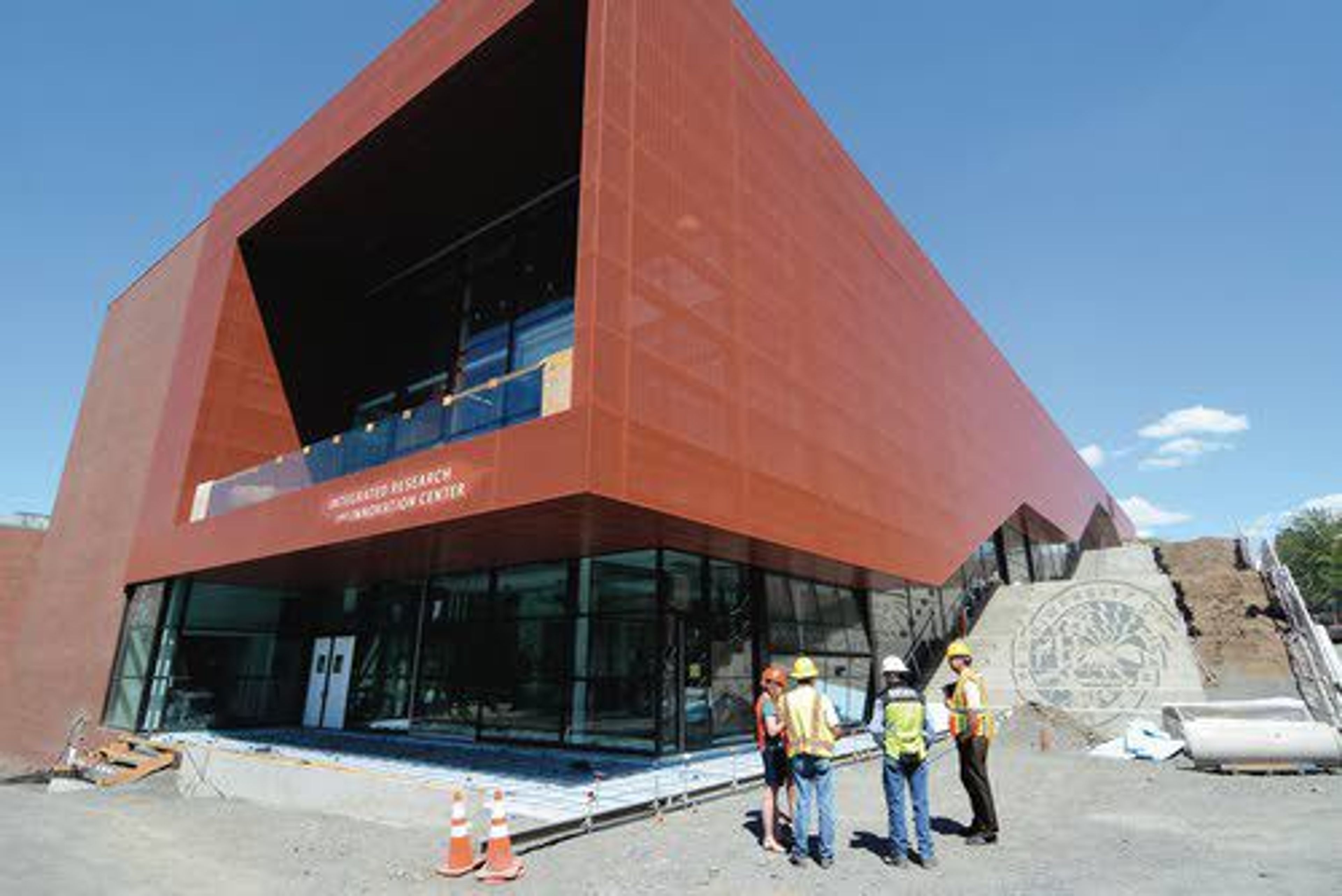 The Integrated Research and Innovation Center at the University of Idaho is nearing completion.