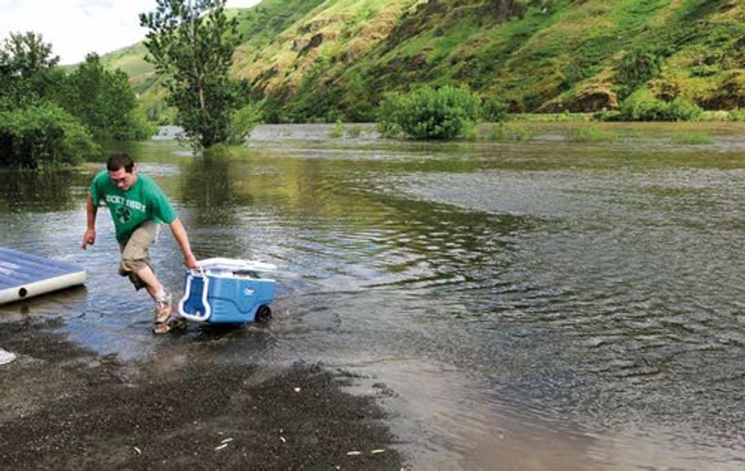 Clearwater River expected to reach flood stage today