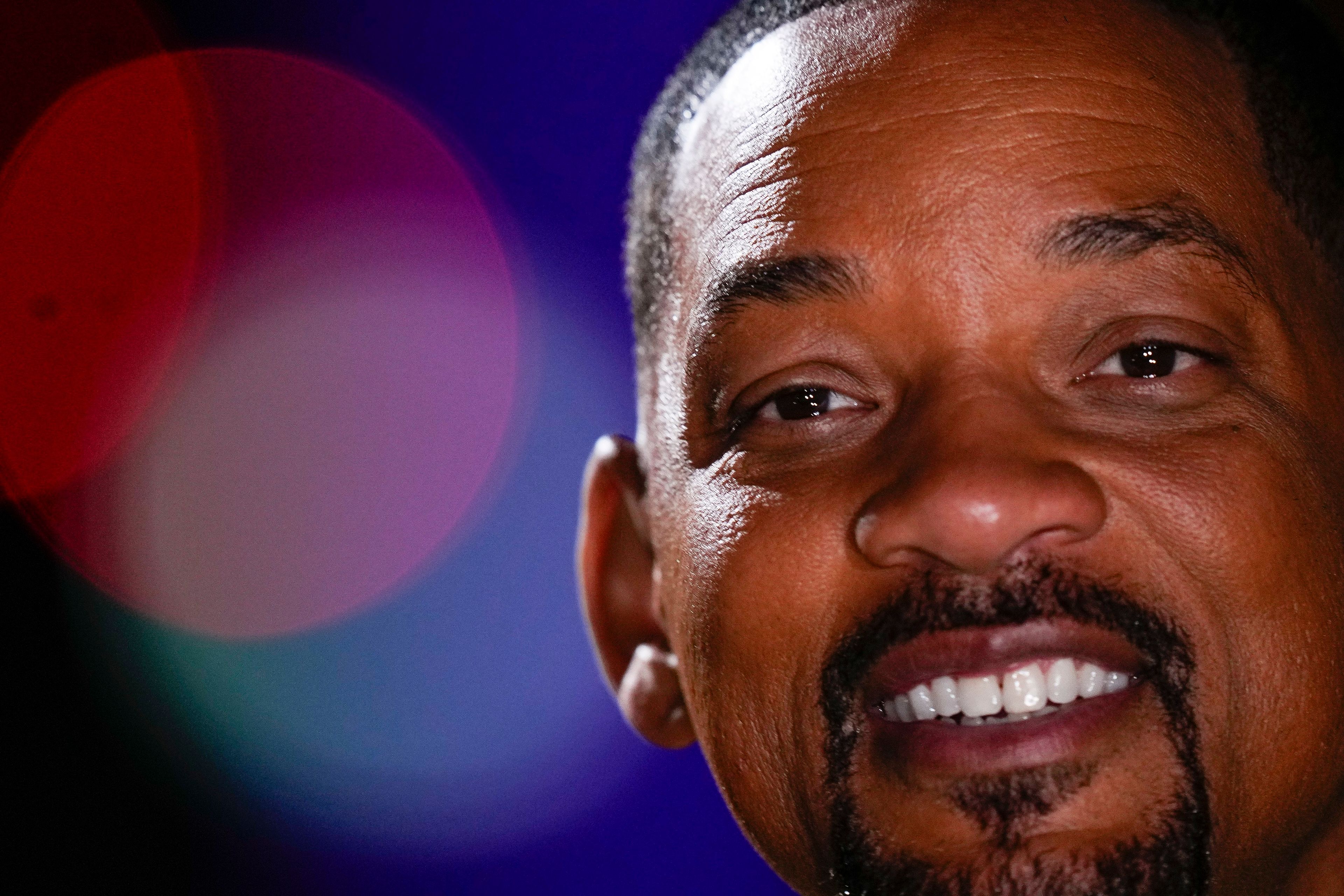 Actor Will Smith smiles during a photo shoot to promote his latest film, "Bad Boys: Ride or Die", in Mexico City, Friday, May 31, 2024.