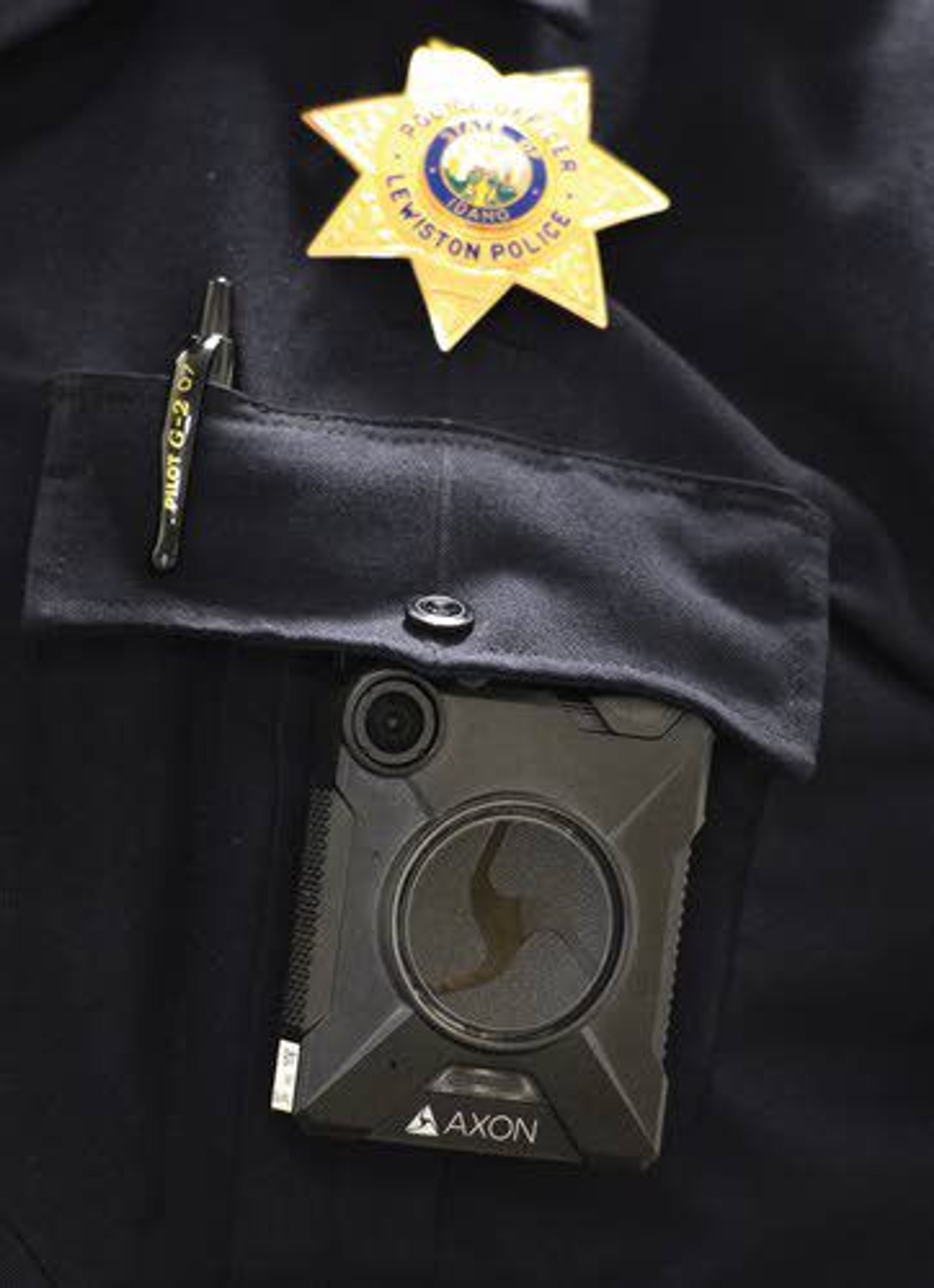 All Lewiston police officers will wear new body cameras like this one that the department recently purchased.