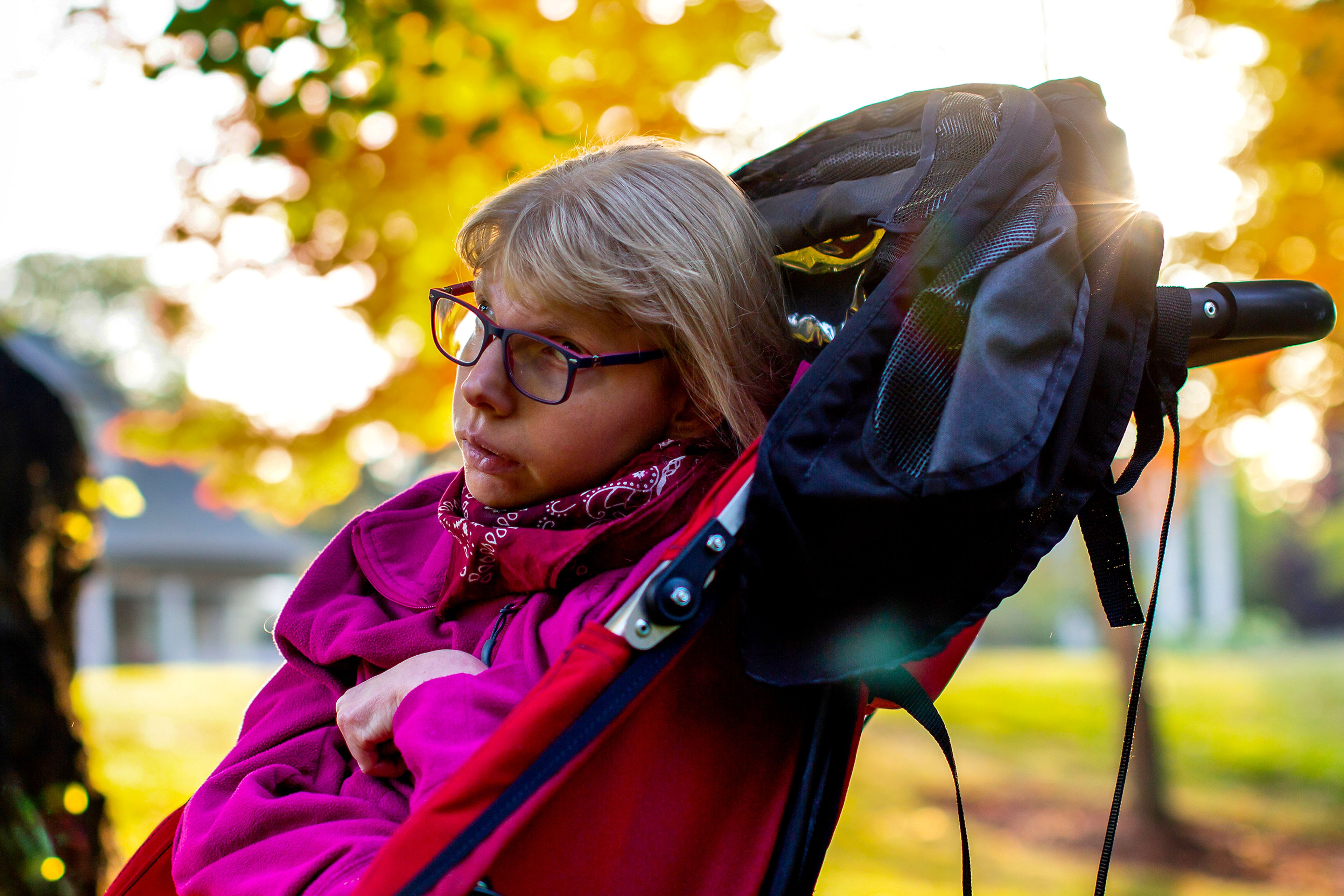 Becca Ewing-Ford is pictured at East City Park in Moscow for a portrait on Wednesday, Oct. 19.