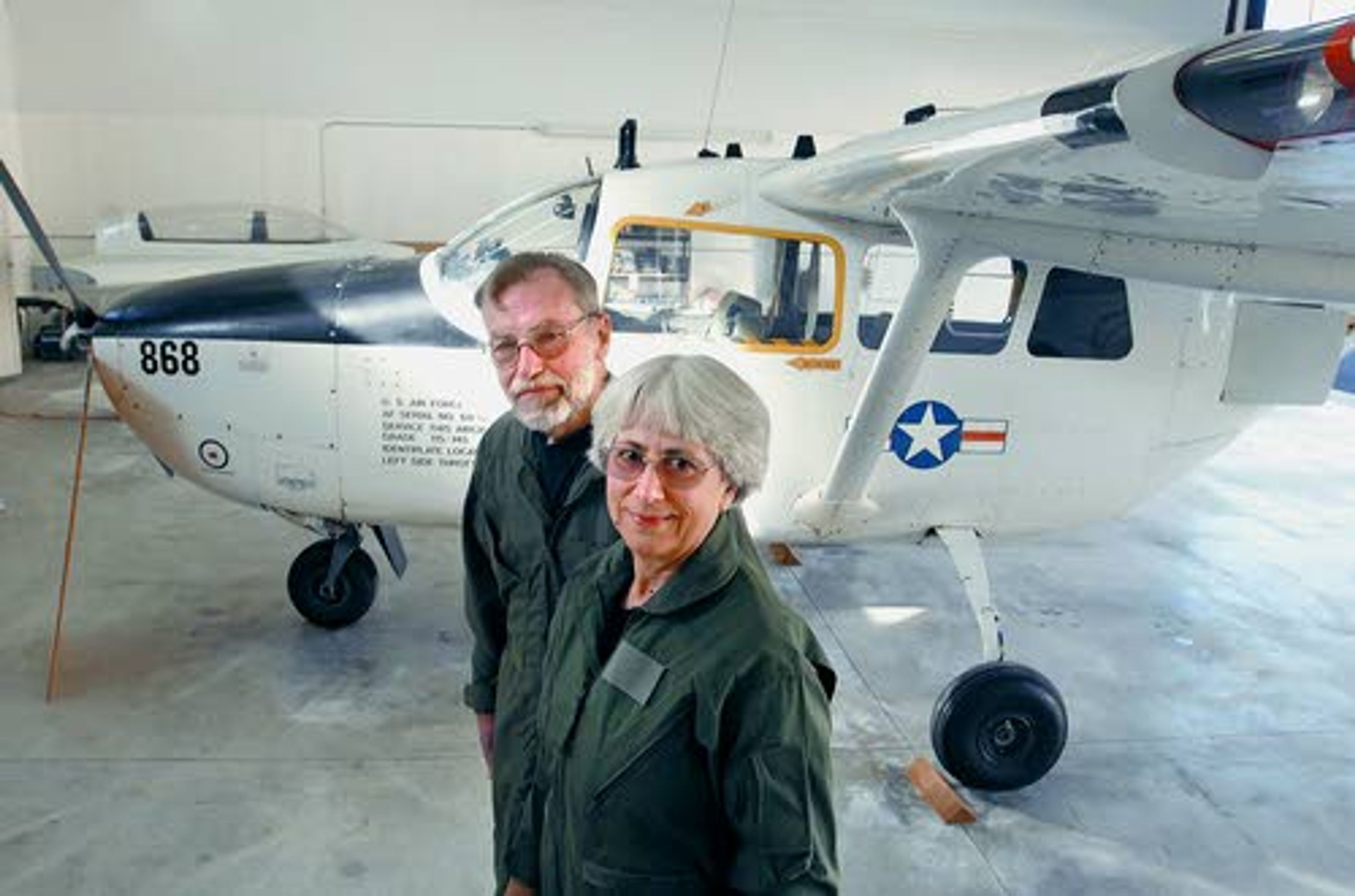 State Rep. Thyra Stevenson, R-Lewiston, shown here with her husband, Walter Greenham, is looking to restart a group once called the Idaho Flying Legislators.