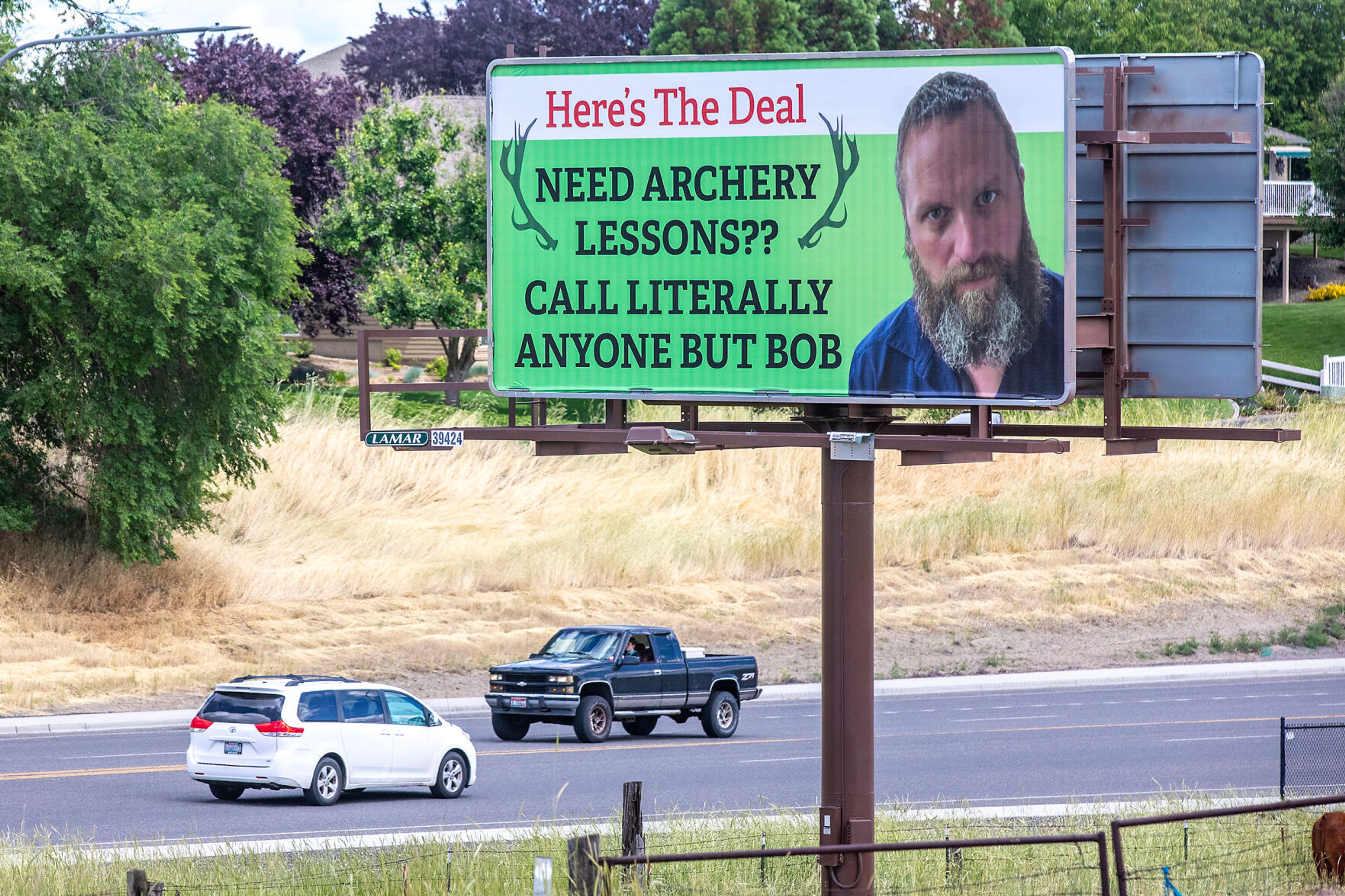 Who is Bob? And why’s he on a Clarkston billboard?