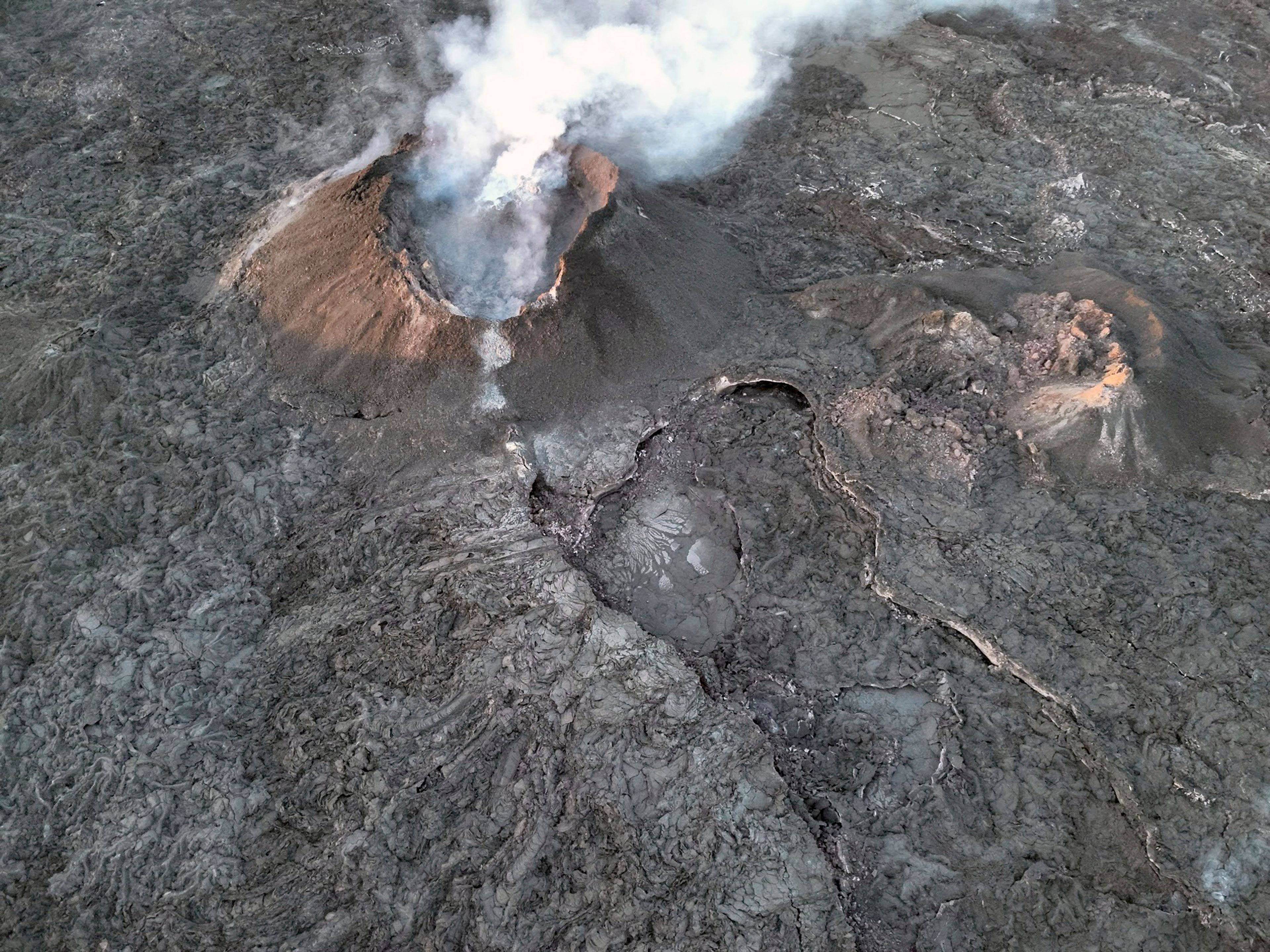 A volcano erupts in Grindavik, Iceland, Wednesday, May 29, 204. Wednesday, May 29, 2024. A volcano in southwestern Iceland is erupting, spewing red streams of lava in its latest display of nature’s power. A series of earthquakes before the eruption Wednesday triggered the evacuation of the popular Blue Lagoon geothermal spa. The eruption began in the early afternoon north of Grindavik, a coastal town of 3,800 people that was also evacuated.