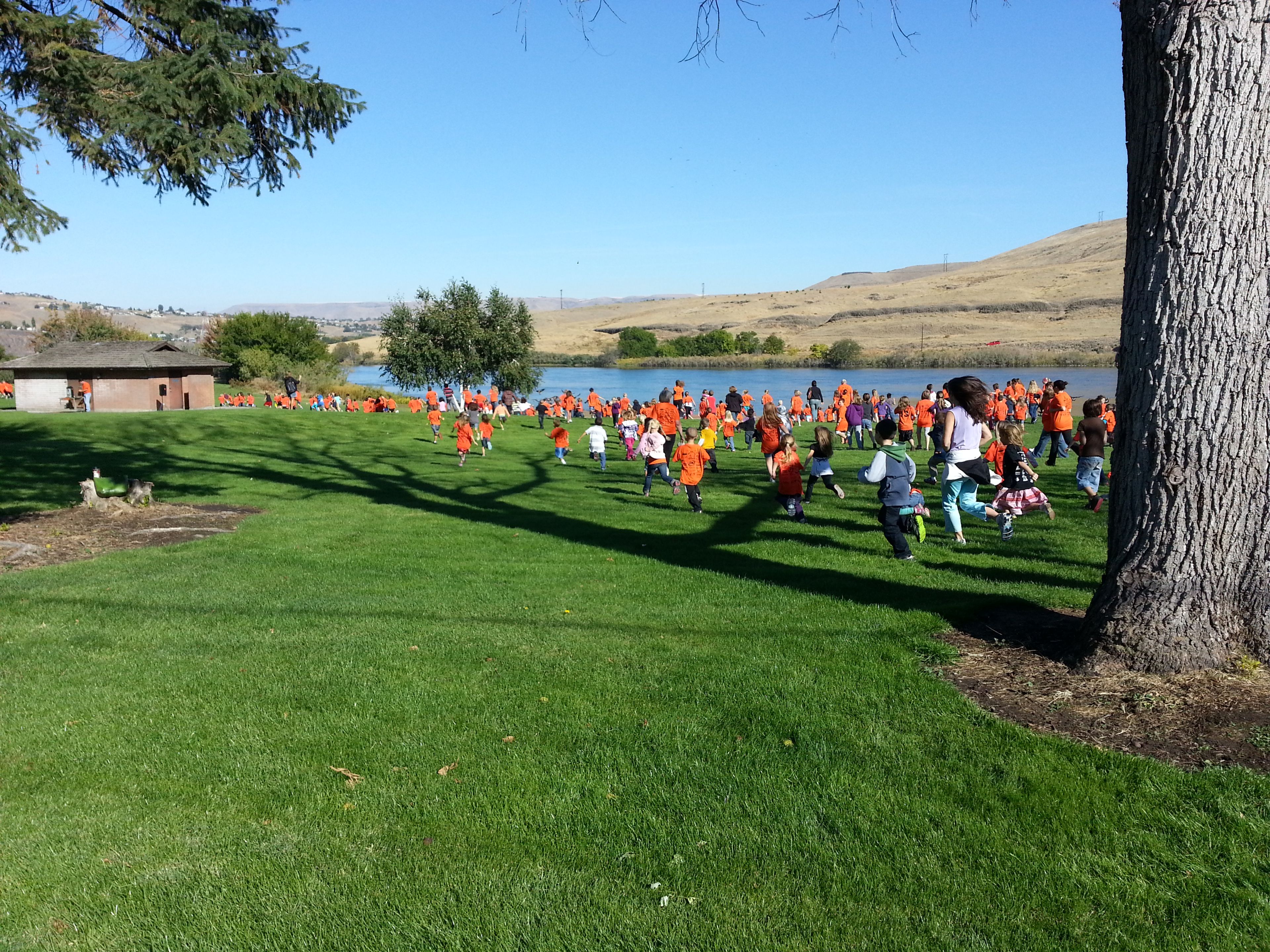 Asotin Elementary students run for 25K