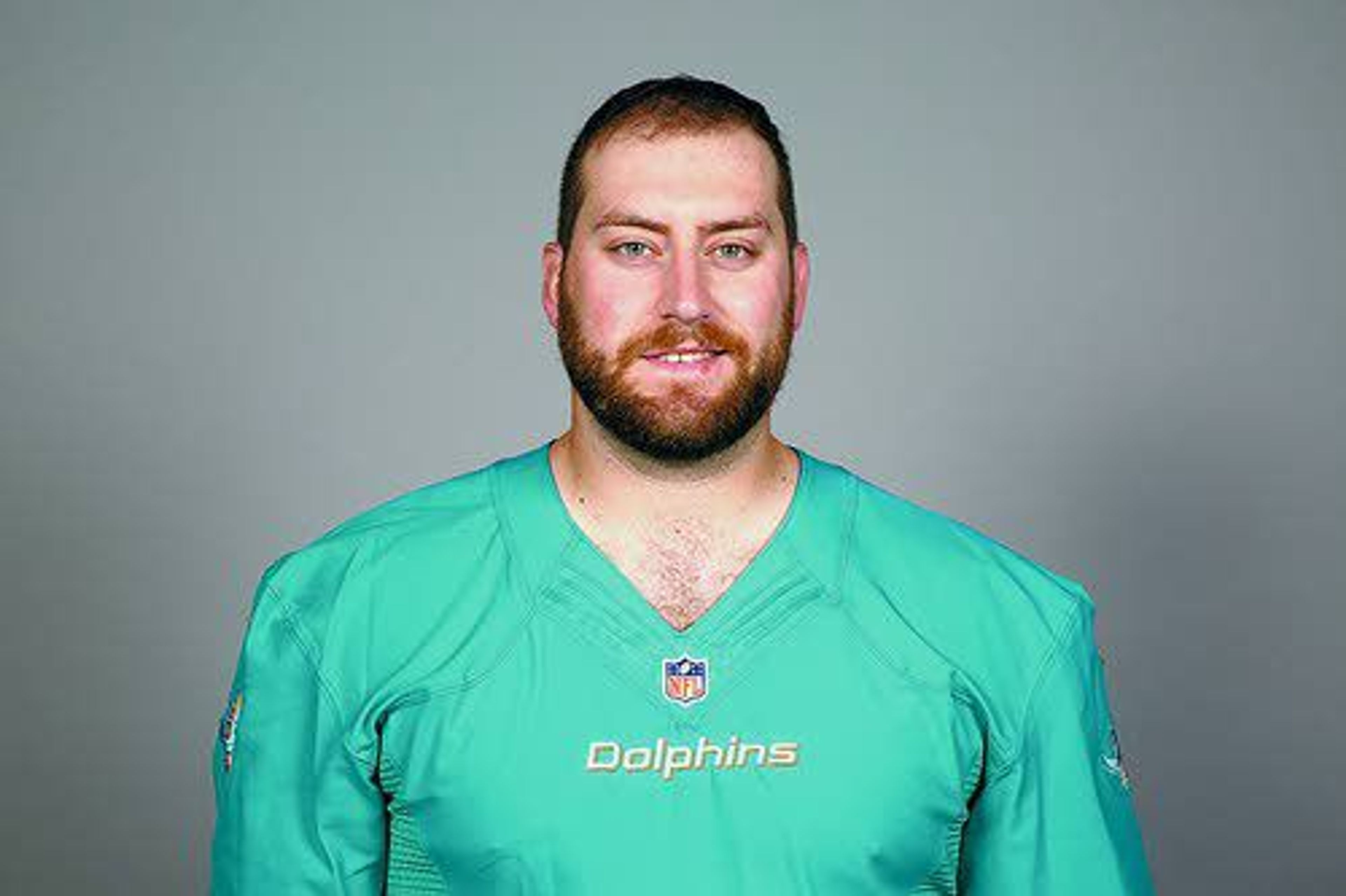 This photo of Jesse Davis was taken over the summer, when he was a member of the team’s active roster in June. He’s still with the team. is a 2017 photo of Jesse Davis of the Miami Dolphins NFL football team. This image reflects the Miami Dolphins active roster as of Monday, June 12, 2017 when this image was taken. (AP Photo)