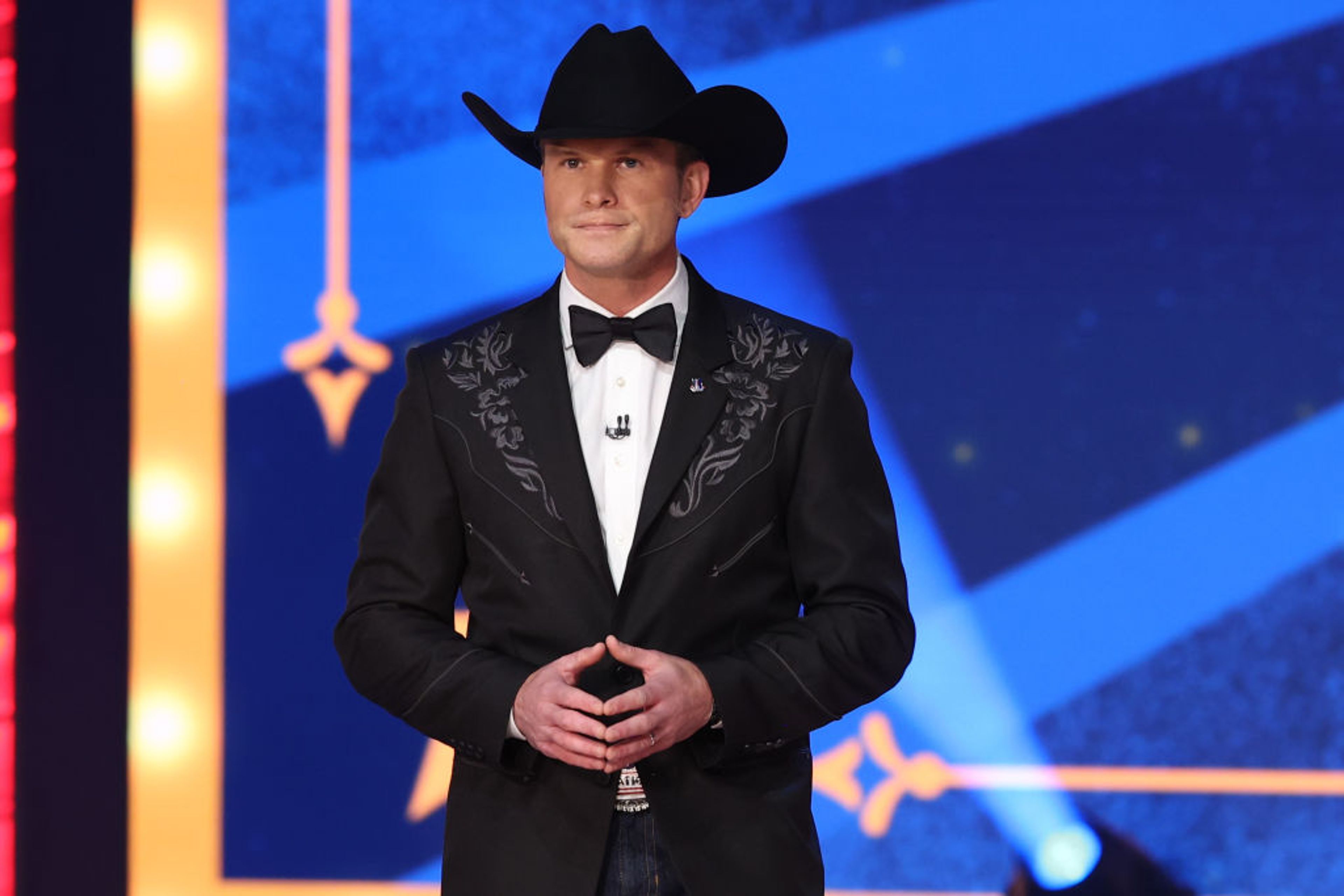 NASHVILLE, TENNESSEE - NOVEMBER 16: Host Pete Hegseth speaks onstage during the 2023 FOX Nation Patriot Awards at The Grand Ole Opry on November 16, 2023 in Nashville, Tennessee. (Photo by Terry Wyatt/Getty Images)